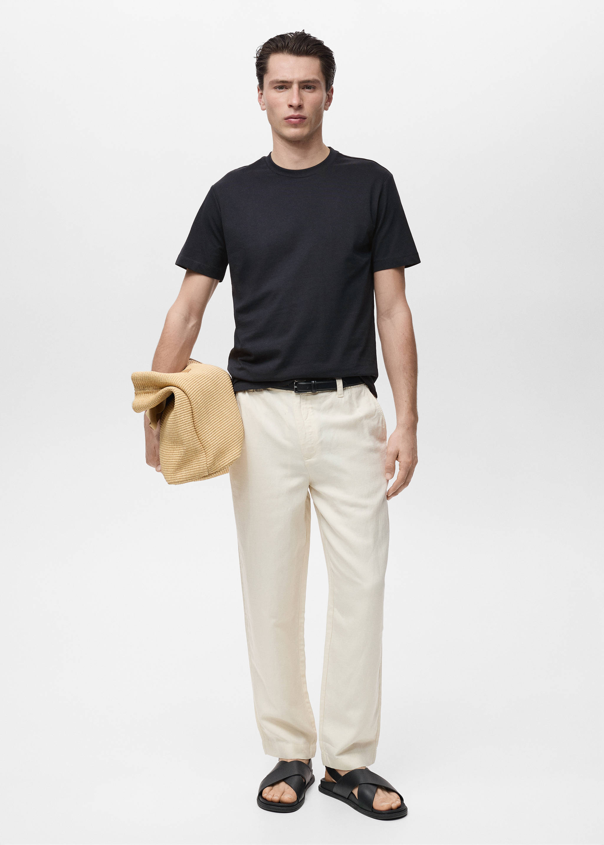 Футболка slim fit 100% хлопок - Общий план