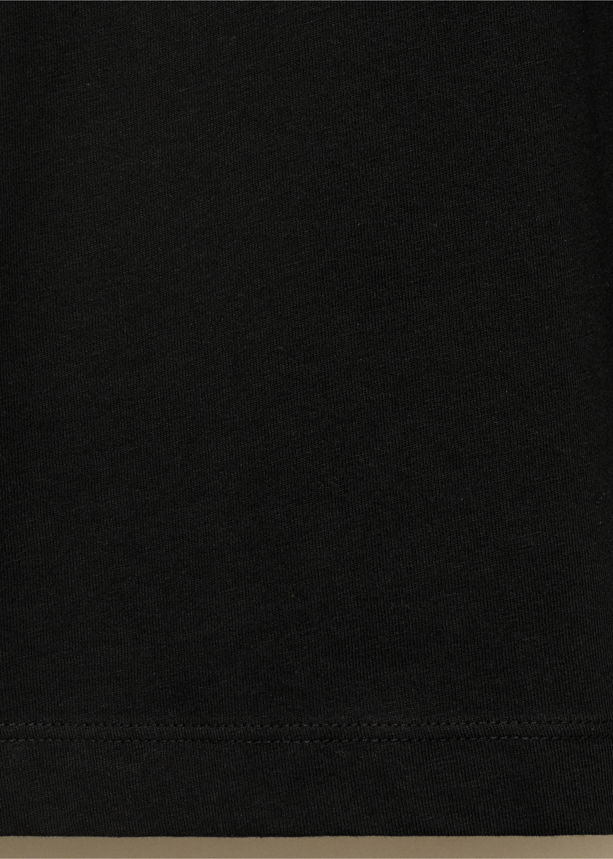 100% cotton slim-fit t-shirt - Details of the article 0, Black. Ref: 17031230-00.