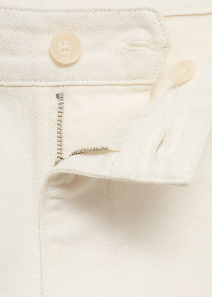Regular-fit jeans made from a cotton-linen blend — Off White