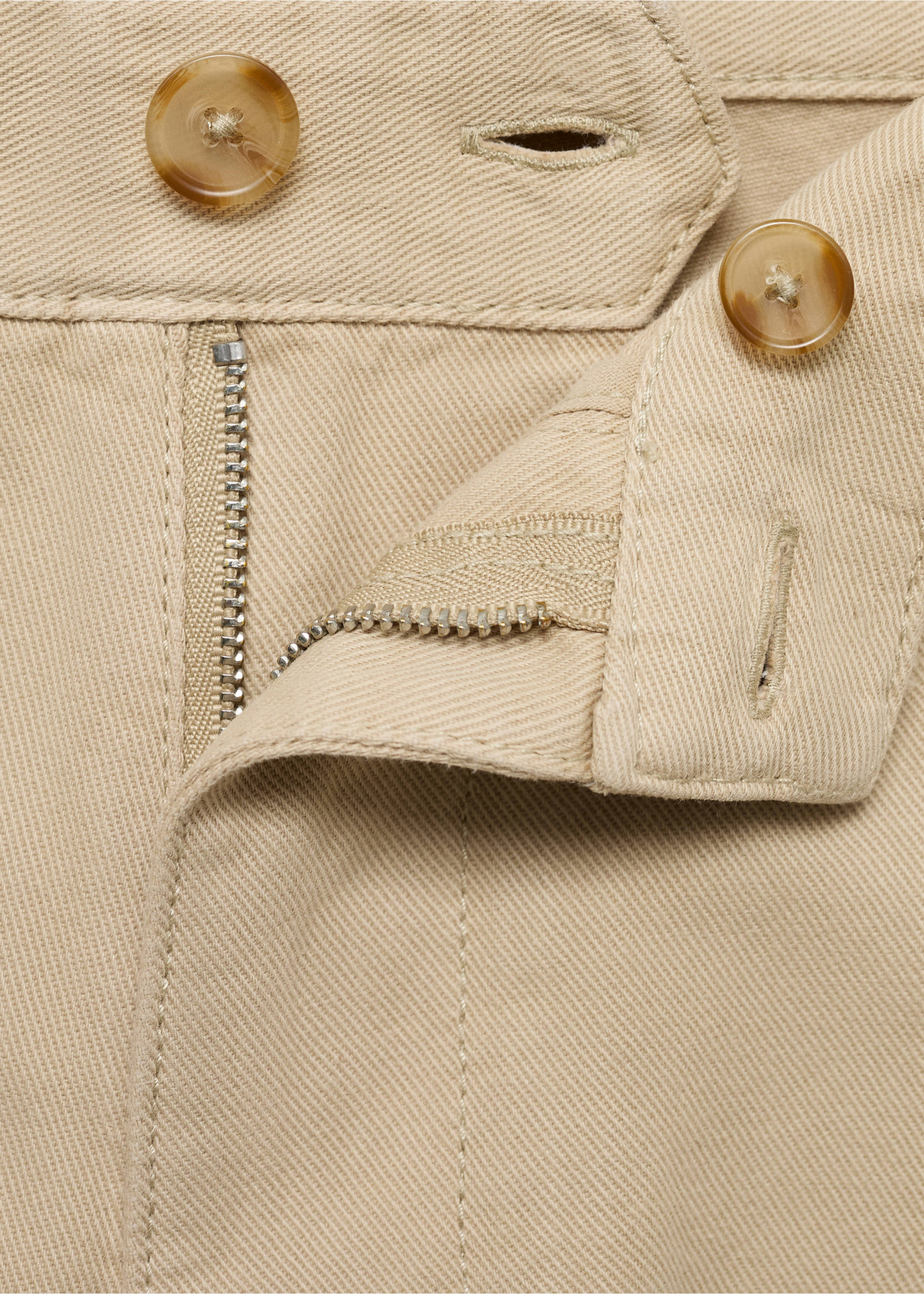Jeans algodón lino regular fit - Detalle del artículo 8, Beige. Ref: 17031233-00.