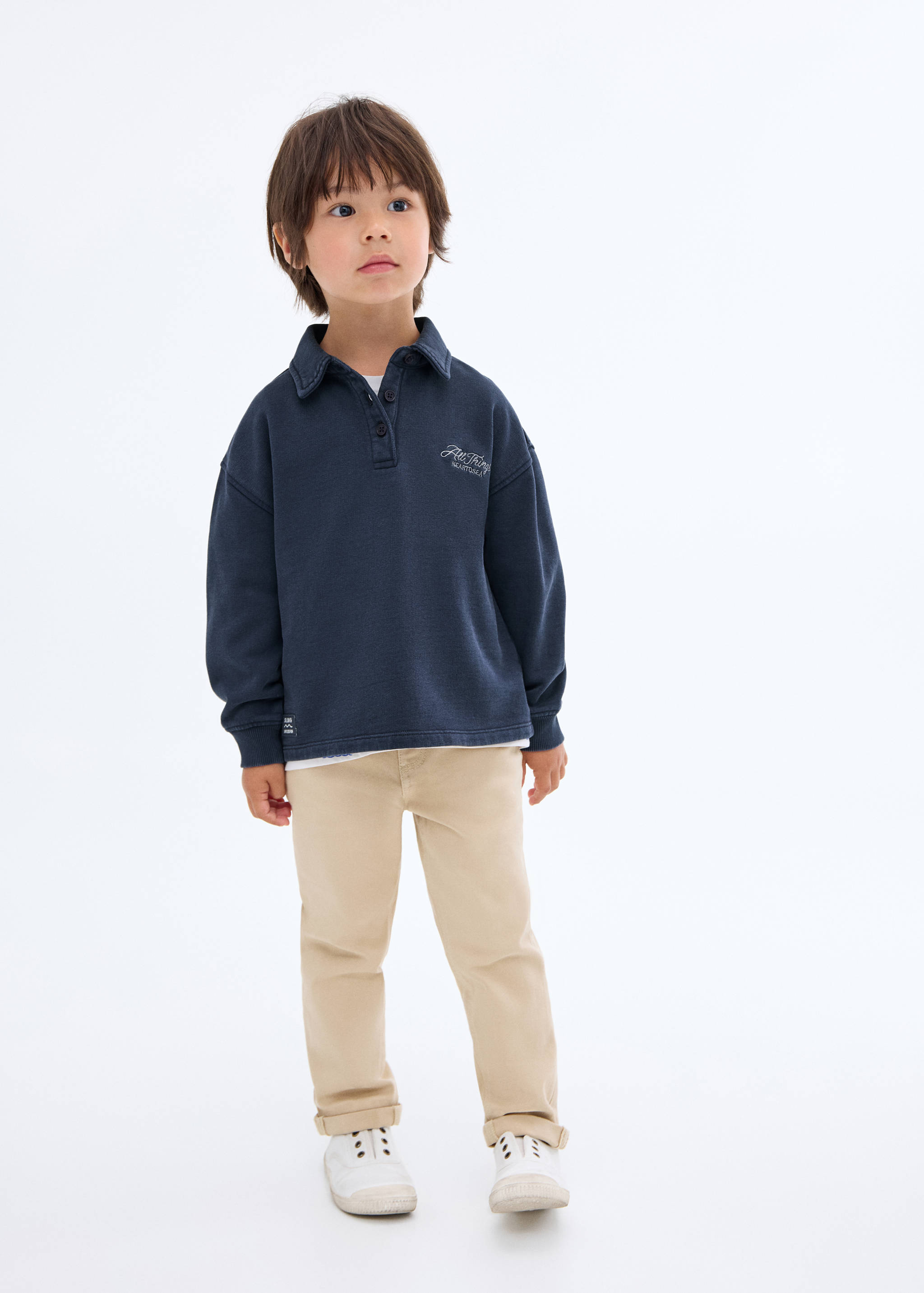 Polo-neck sweatshirt - General plane