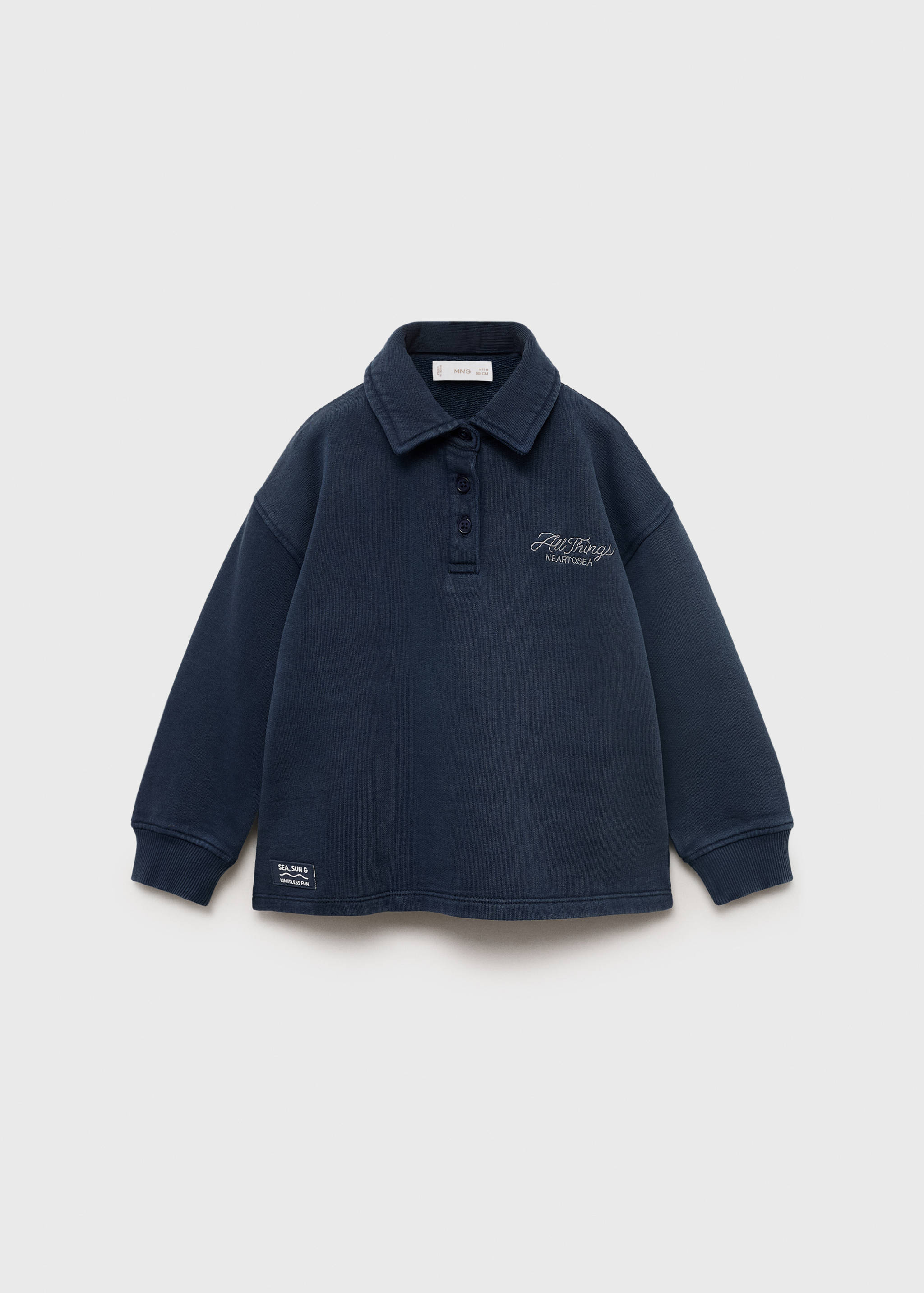 Polo-neck sweatshirt - Article without model