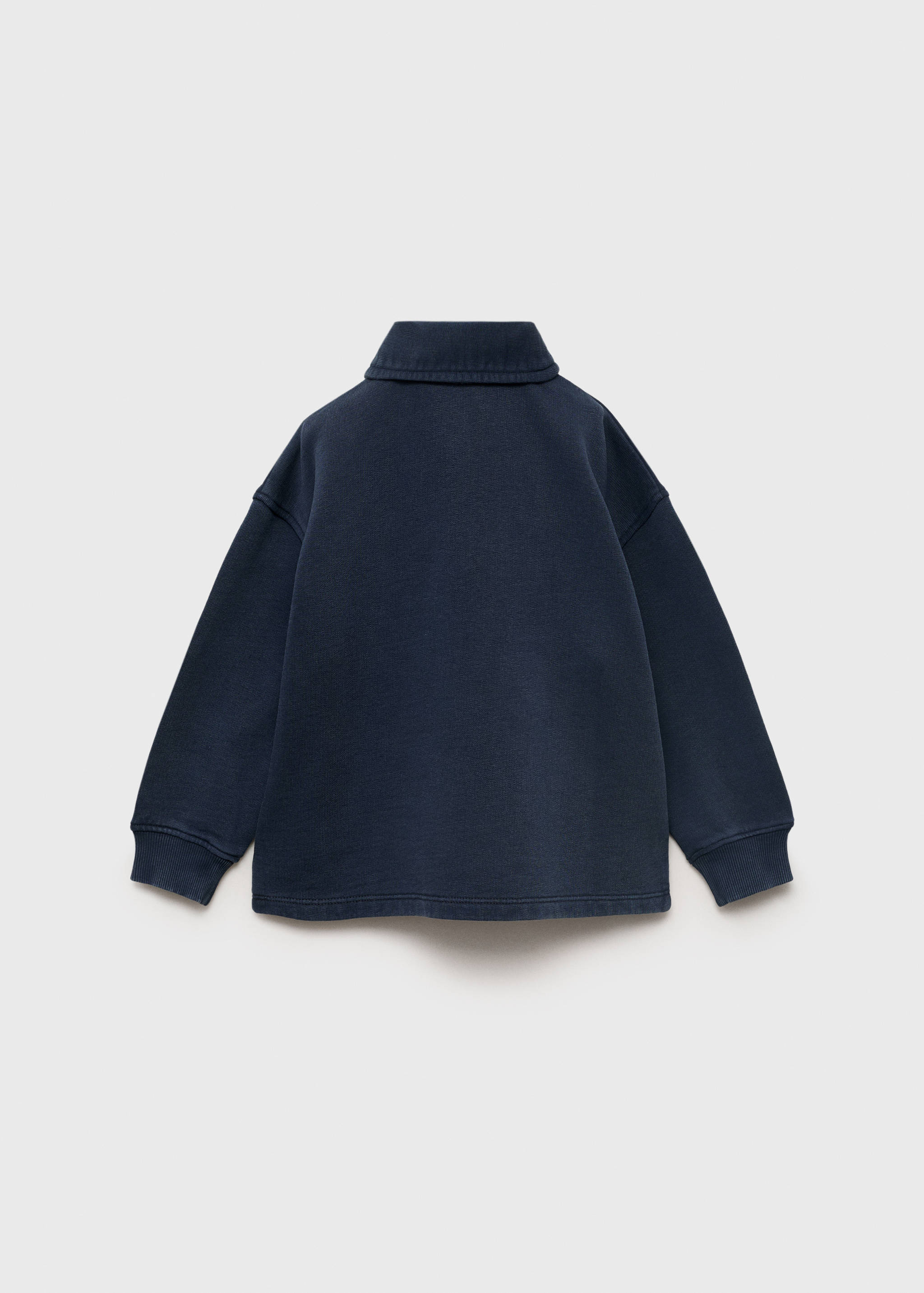Polo-neck sweatshirt - Reverse of the article