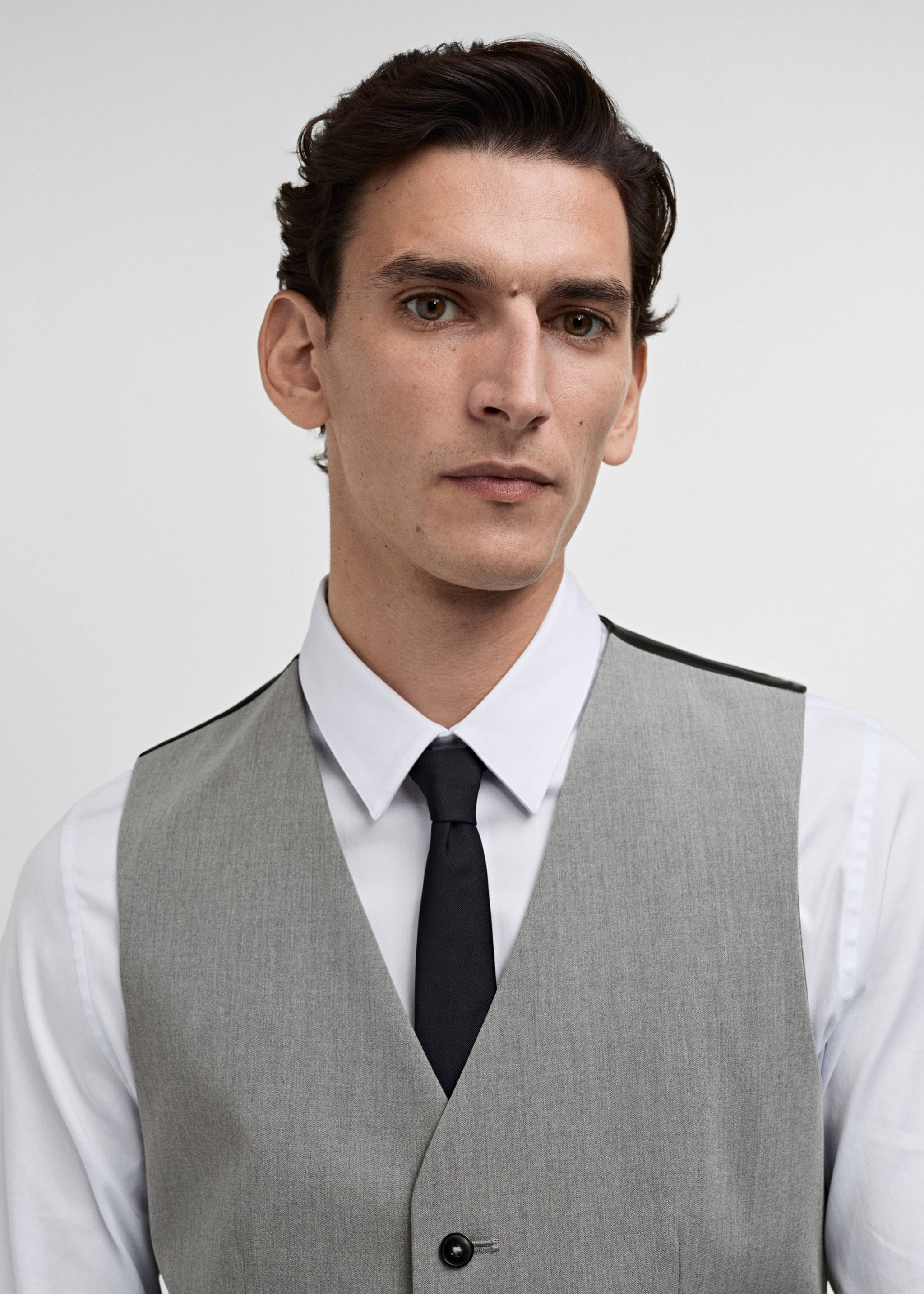 Paris super slim-fit suit vest - Details of the article 1