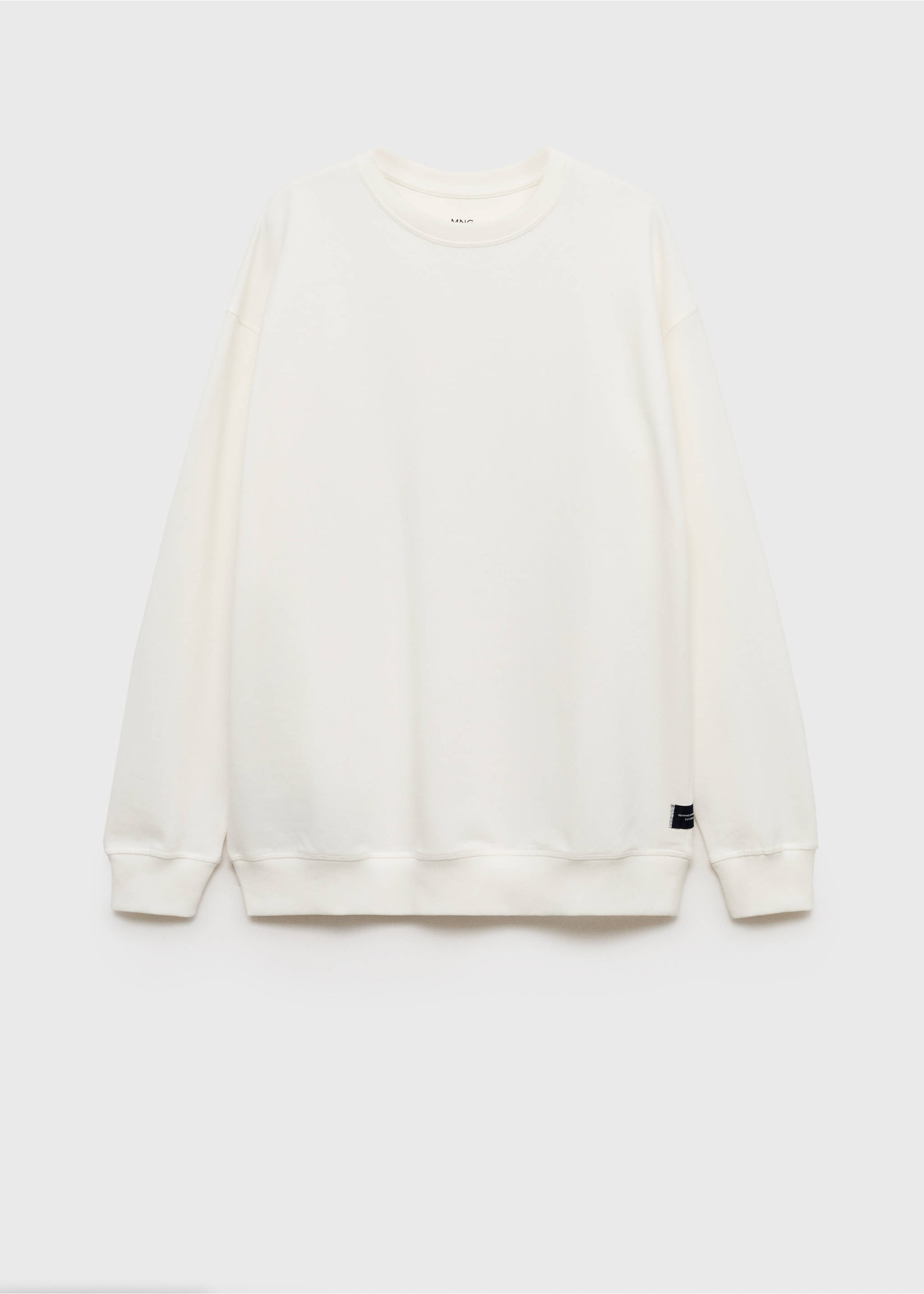 Pamuklu basic kazak - Modelsiz ürün, Kırık Beyaz. Ref: 17031238-00.