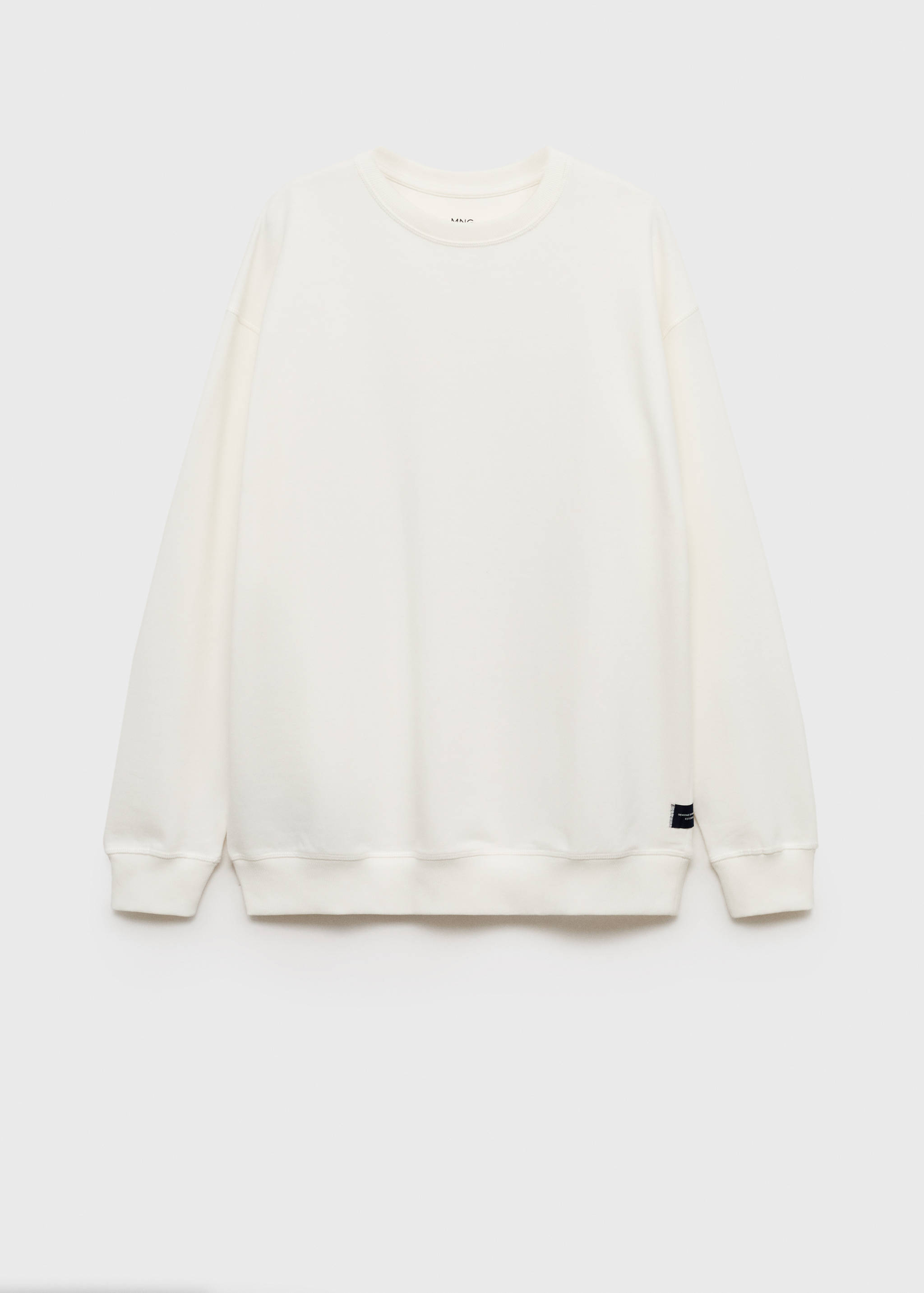 Базовый свитшот из хлопка - Изделие без модели