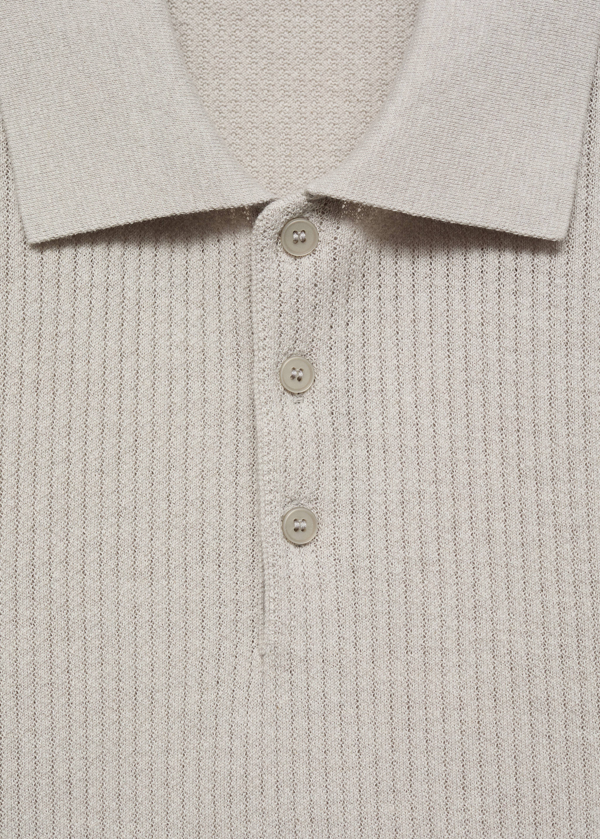 Polo maille côtelée - Détail de l'article 8