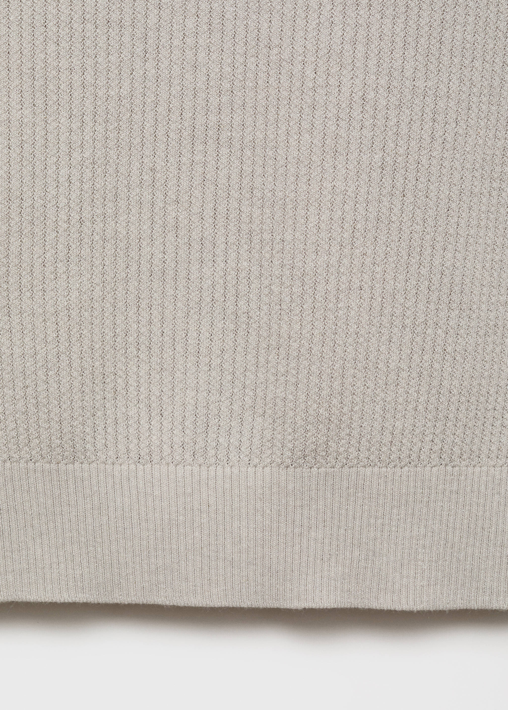 Polo maille côtelée - Détail de l'article 0