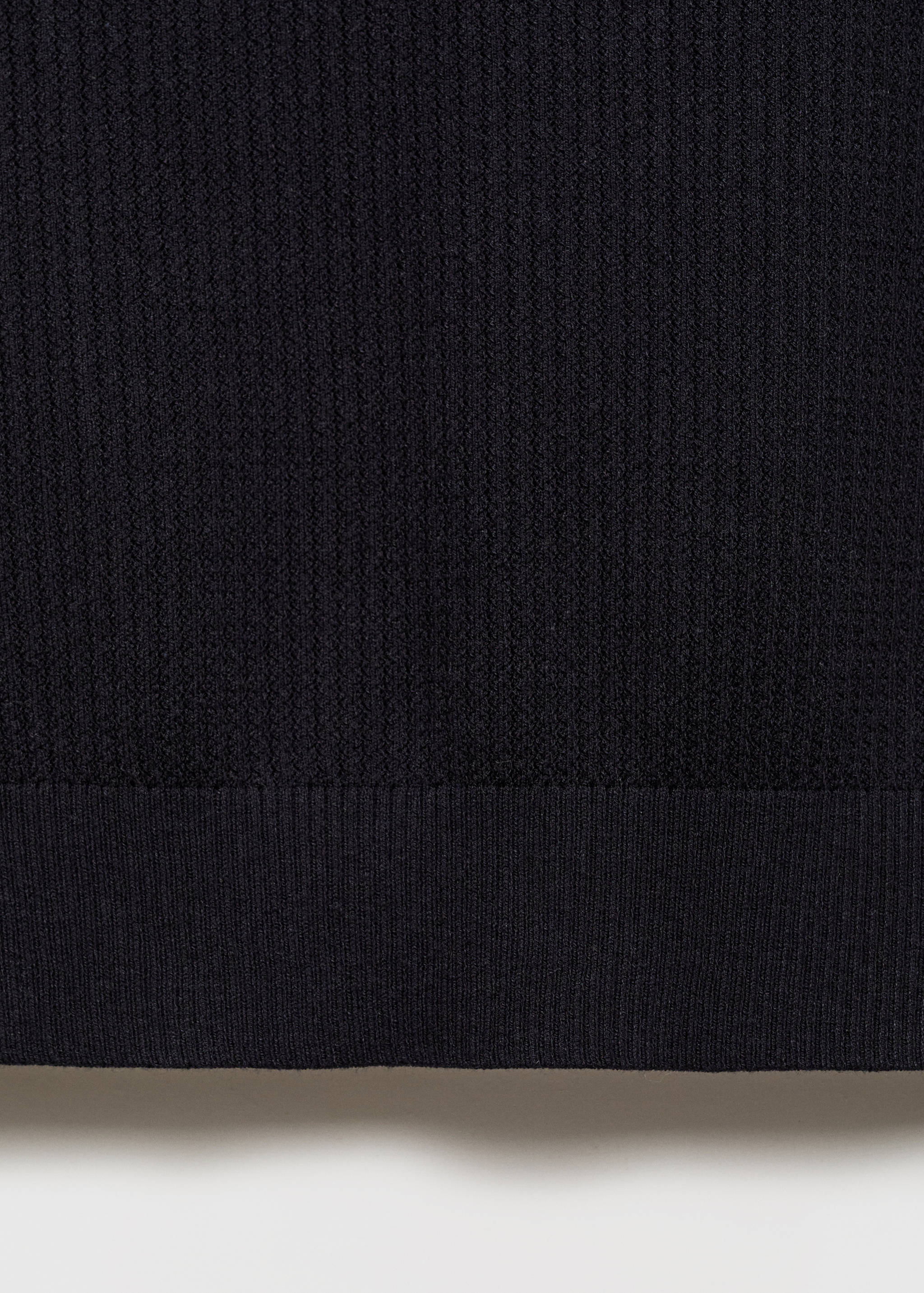 Polo maille côtelée - Détail de l'article 0