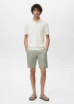 100% cotton fine-knit polo shirt — Off White 2
