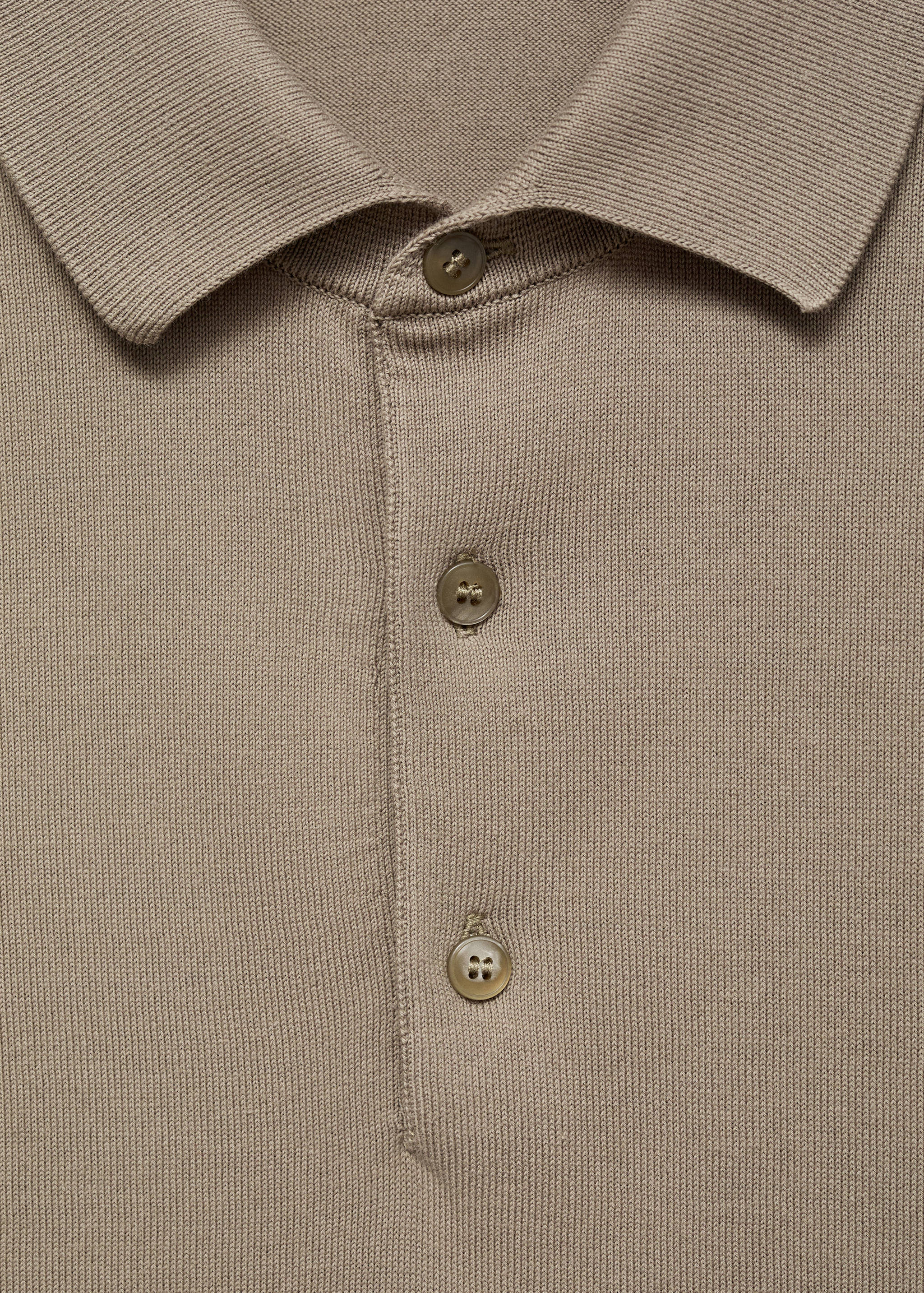 100% cotton fine-knit polo shirt - Details of the article 8