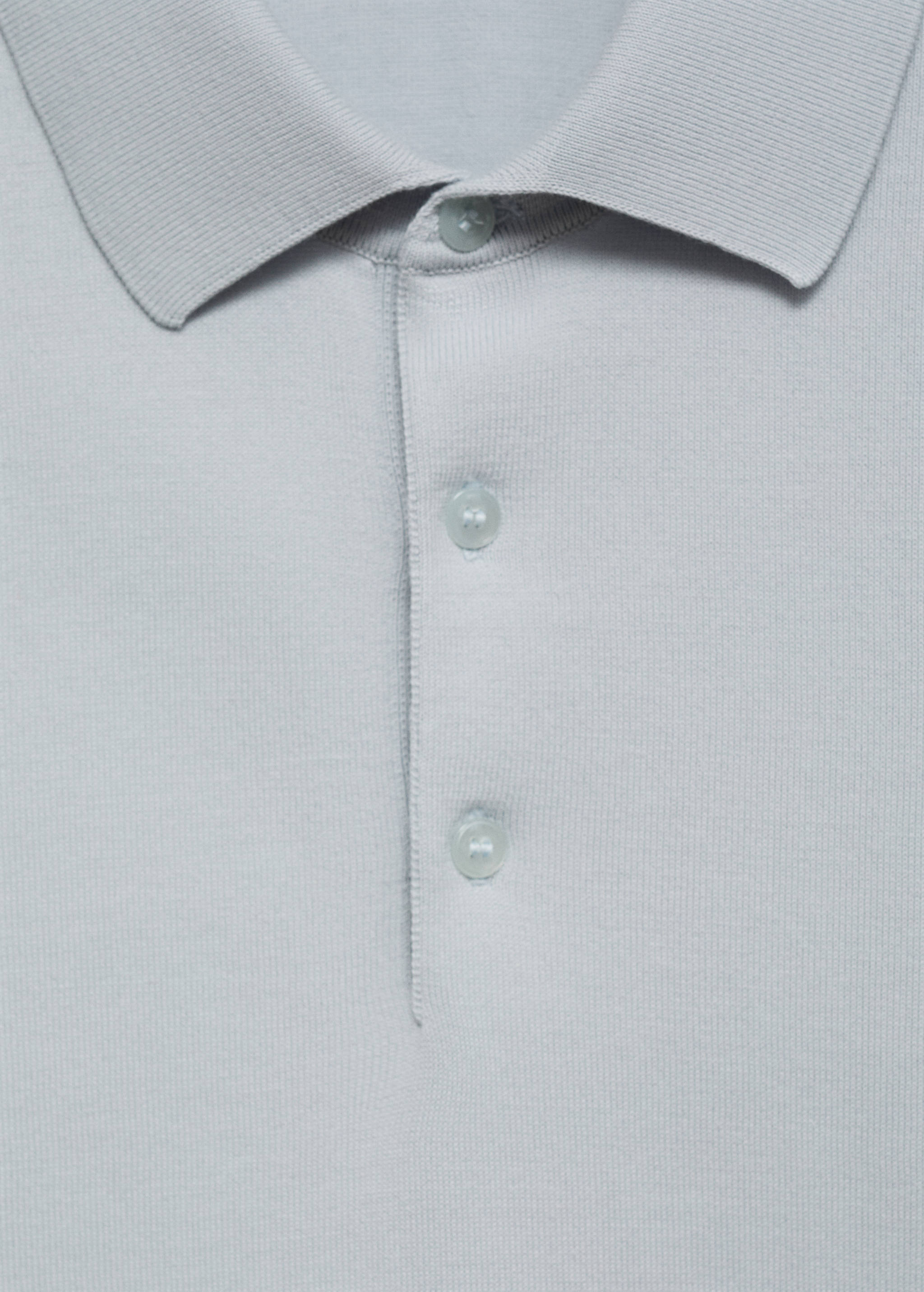100% cotton fine-knit polo shirt - Details of the article 8