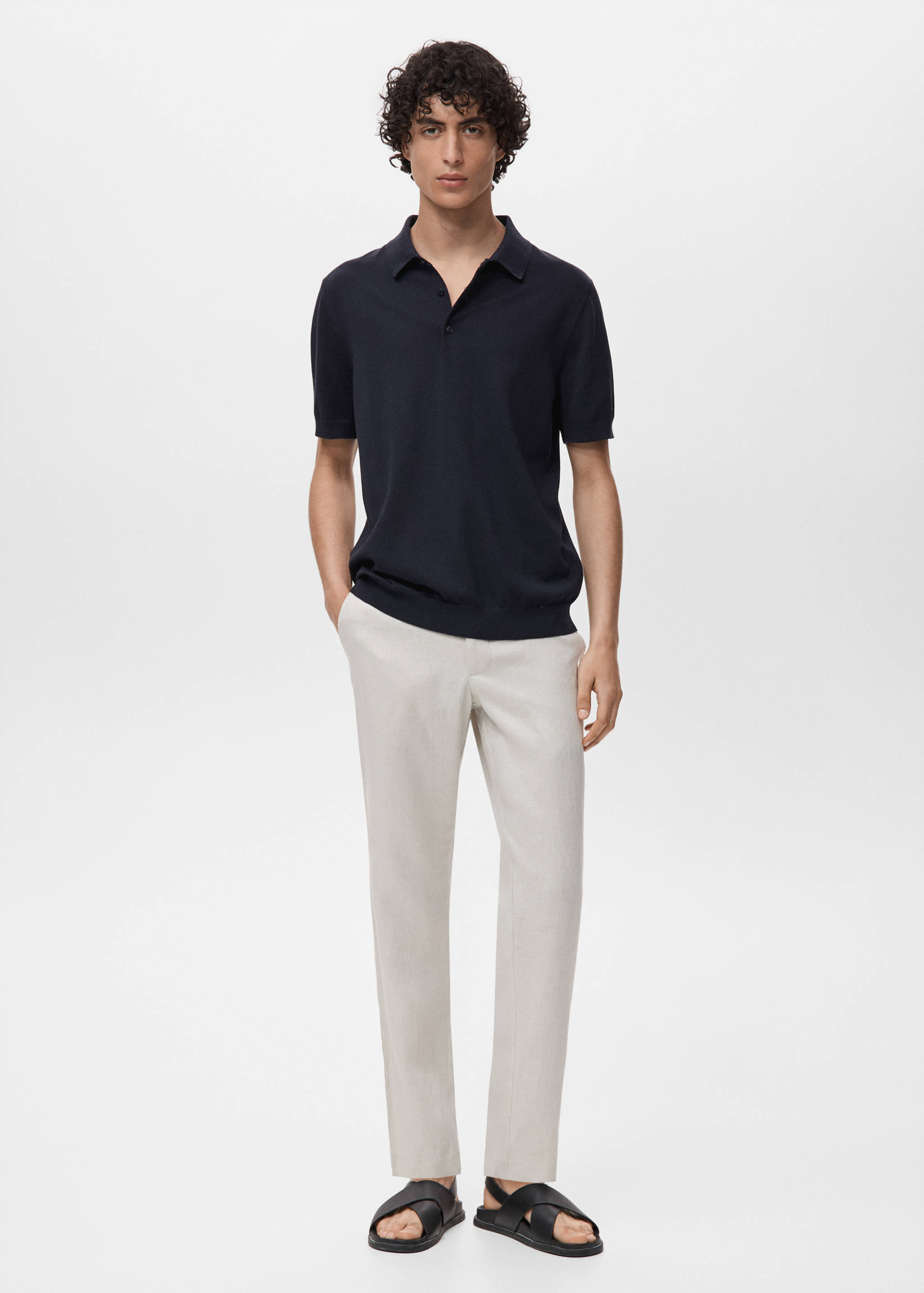 Polo punto fino 100% algodón - Plano general