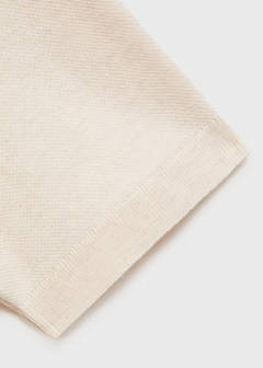 Fine-knit cotton polo shirt — Ivory White 8