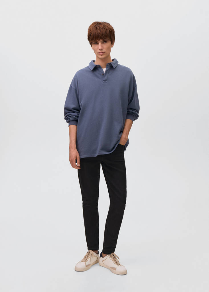 Skinny-fit jeans — Black denim