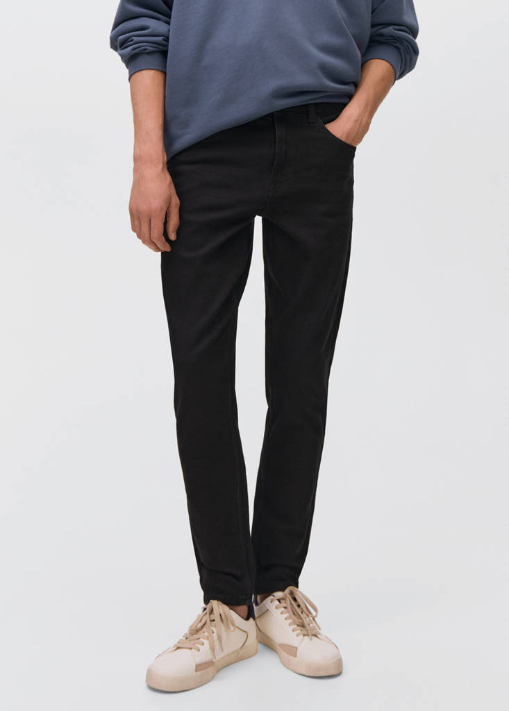 Skinny-fit jeans — Black denim