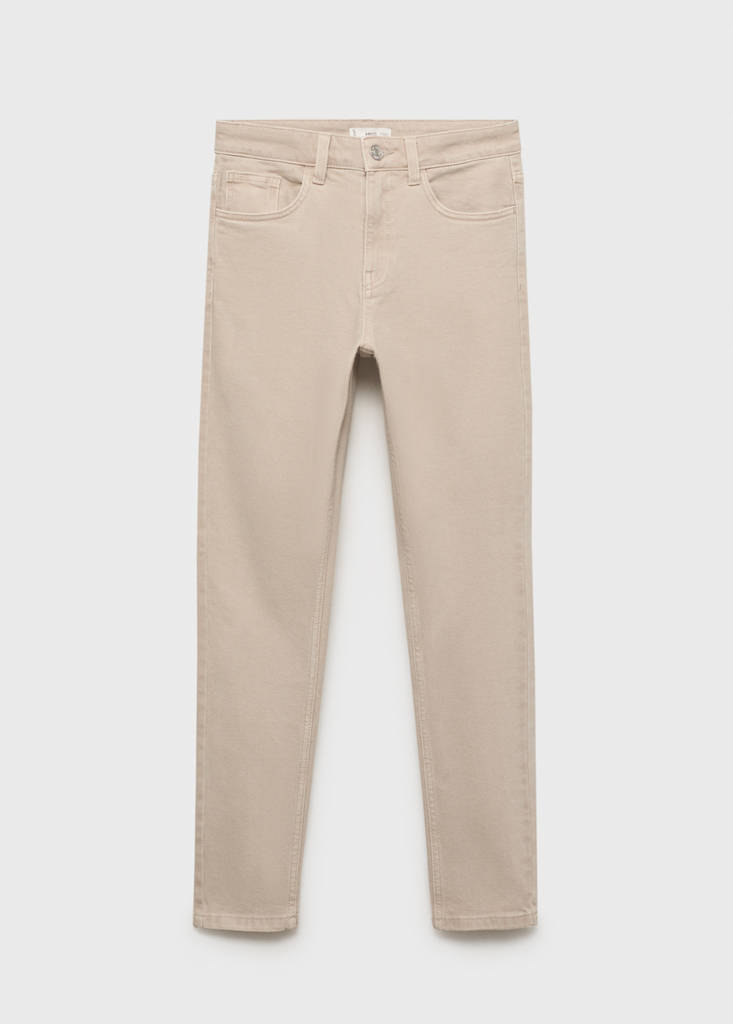 Skinny-fit jeans — Beige