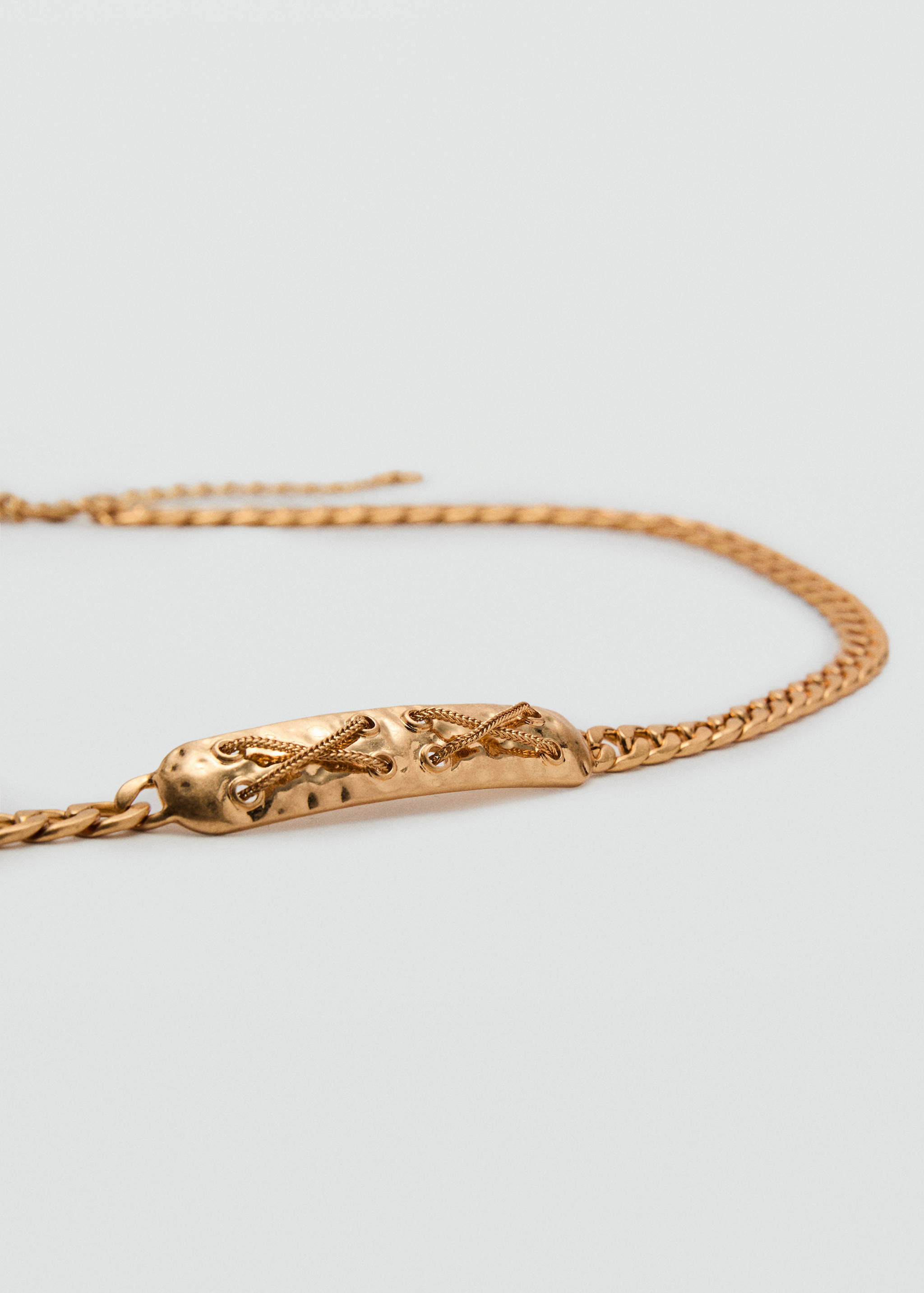 Metal chain belt - Medium plane