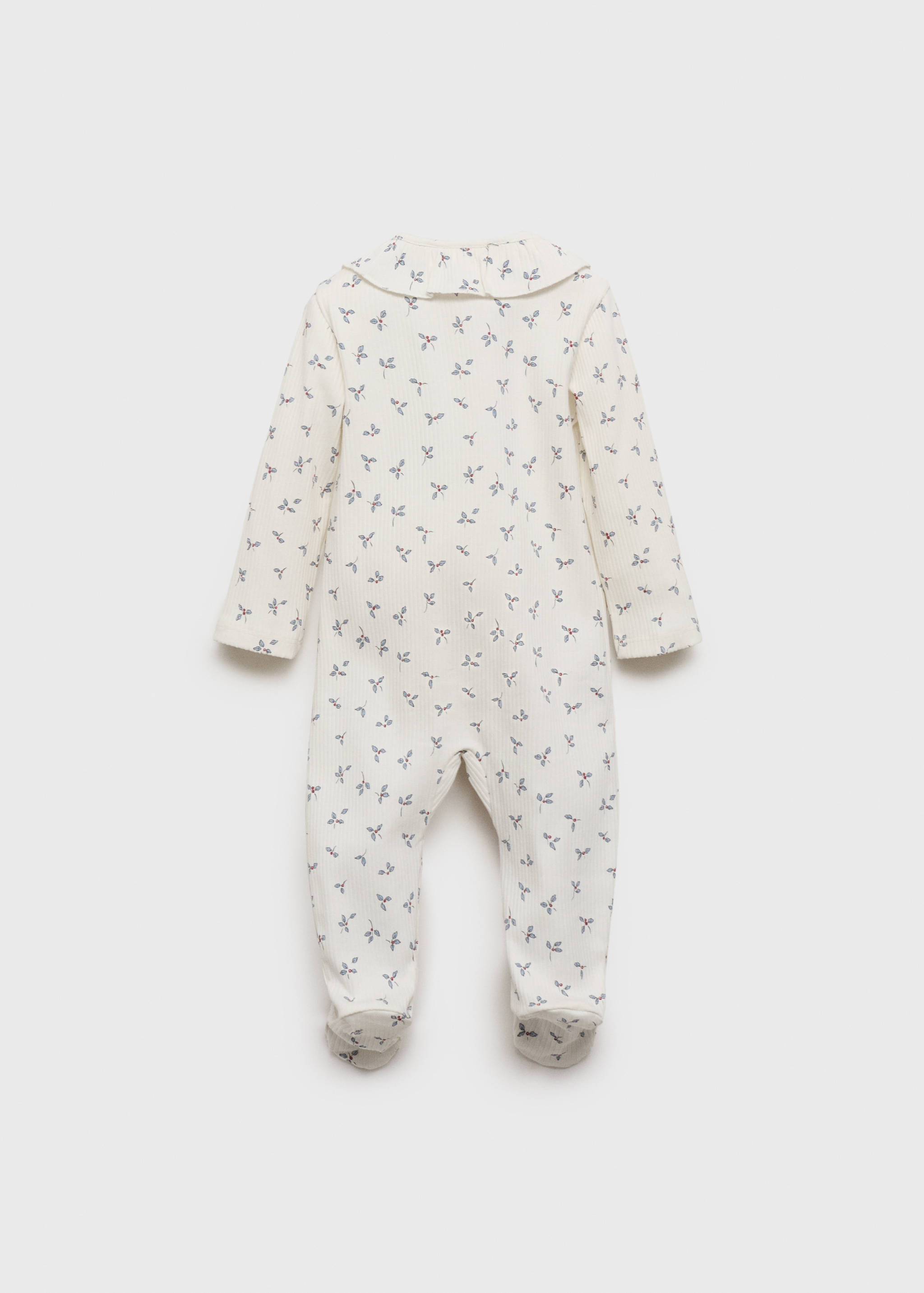 Galléros baba pizsama virágmintával - A cikk hátulja