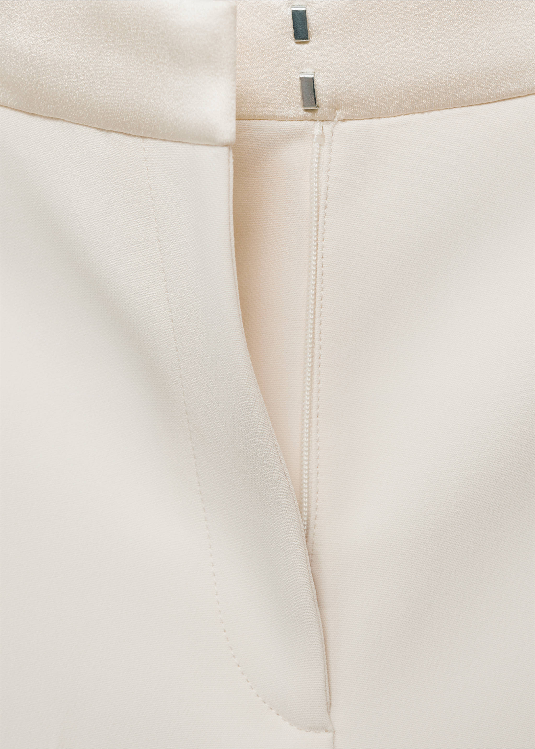 Straight-fit suit trousers - Details of the article 8, Off White. Ref: 17031260-00.
