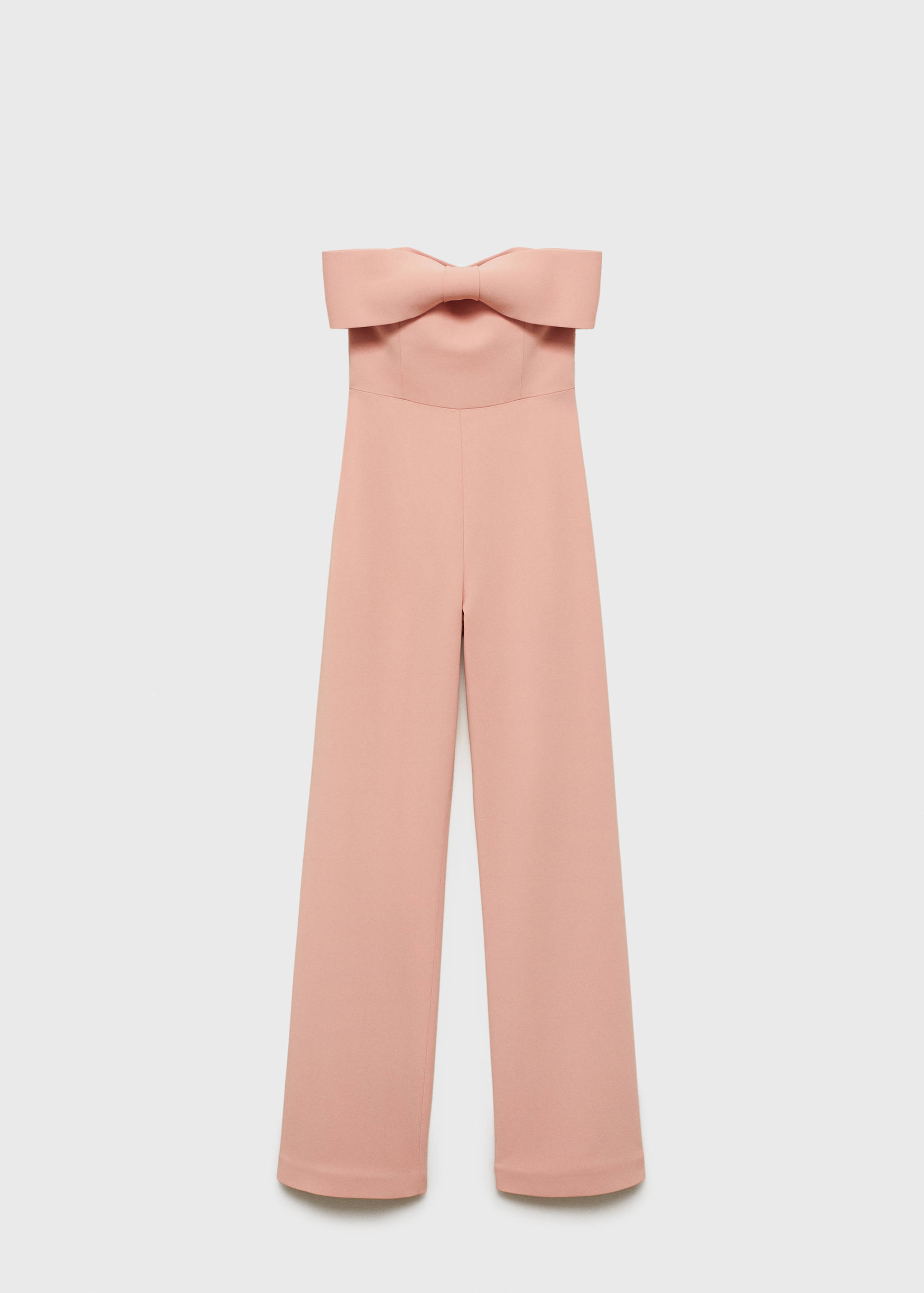 Strapless jumpsuit with bow neckline - Article without model