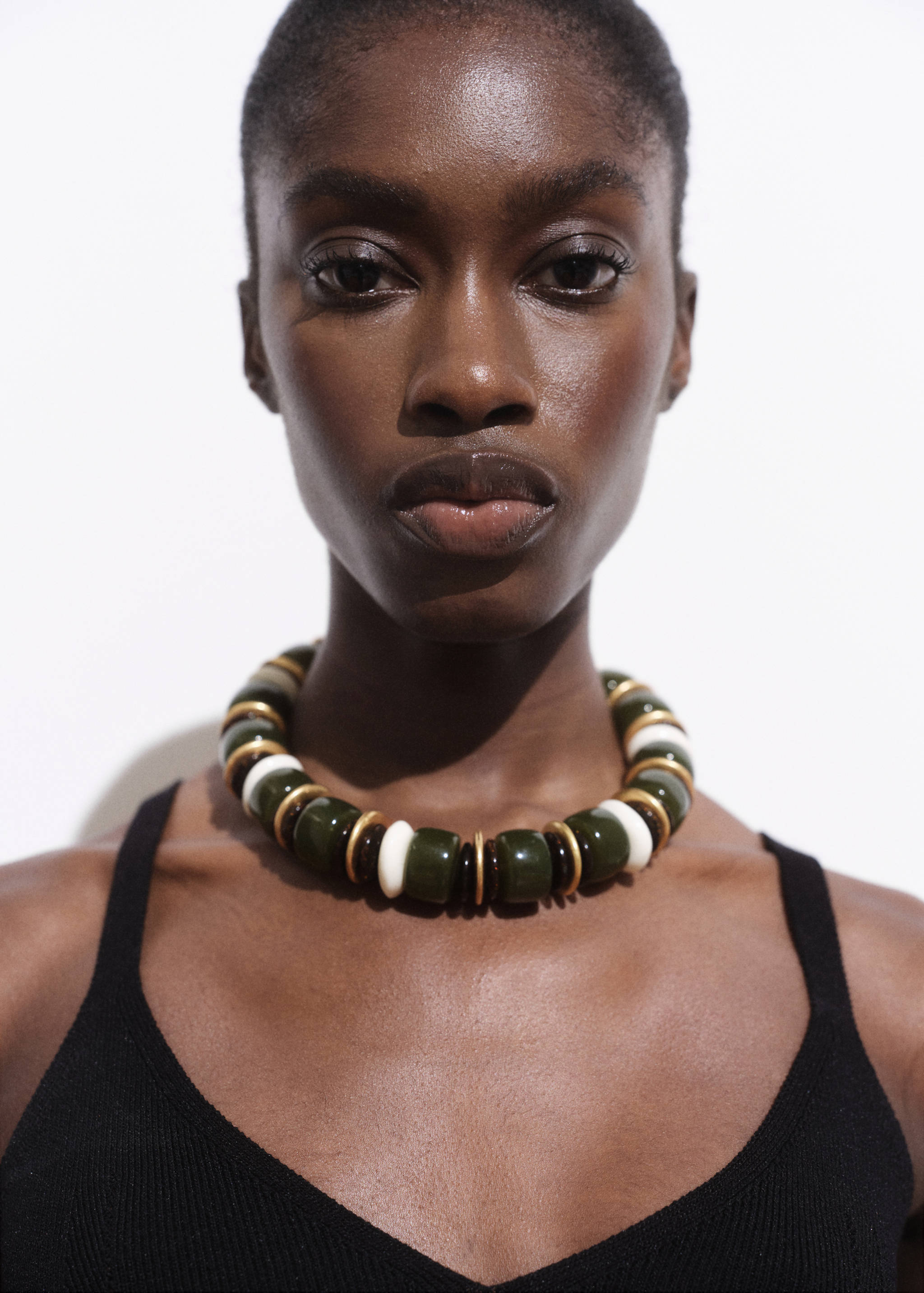 Knitted crop top - Details of the article 1