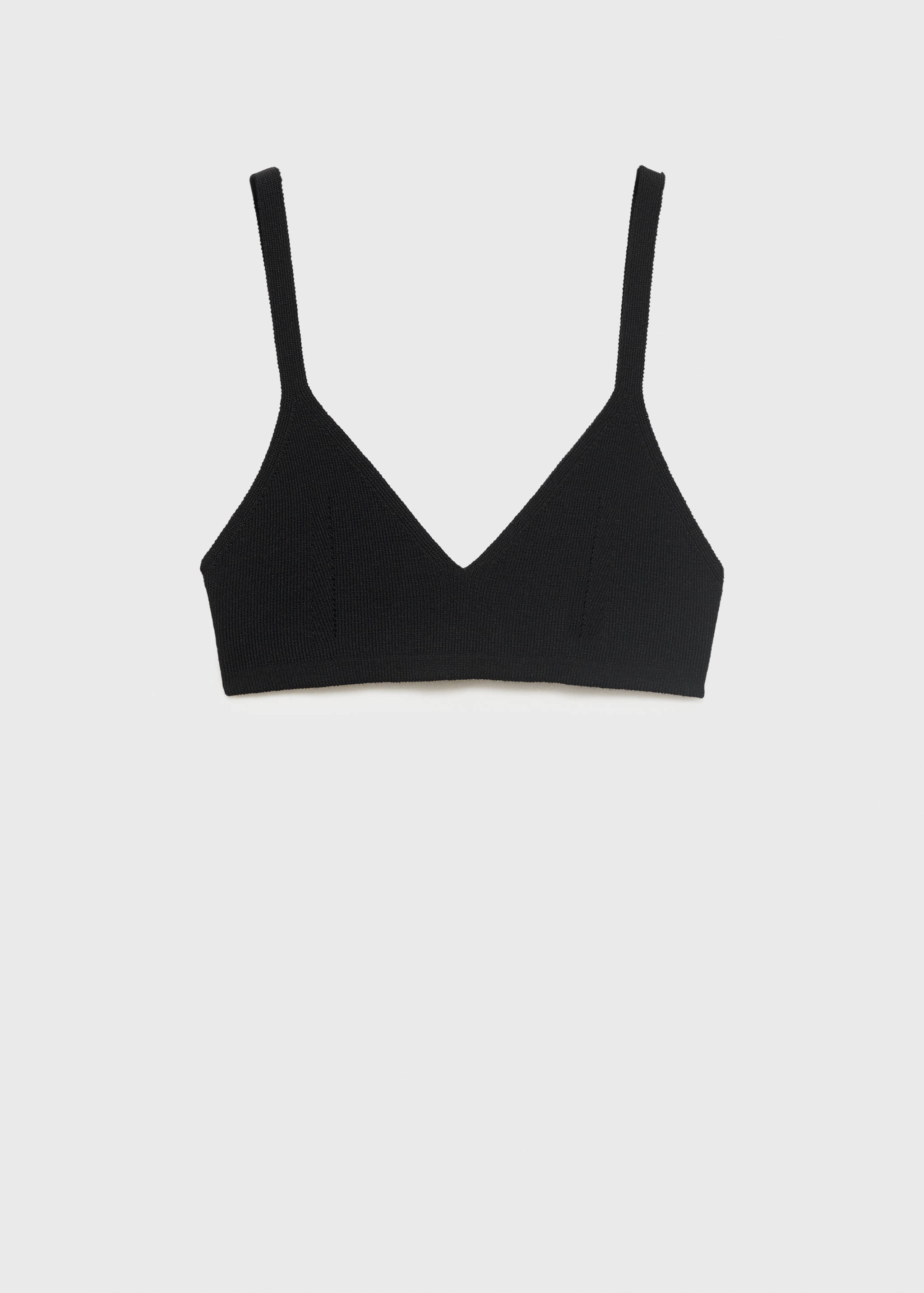 Knitted crop top - Article without model