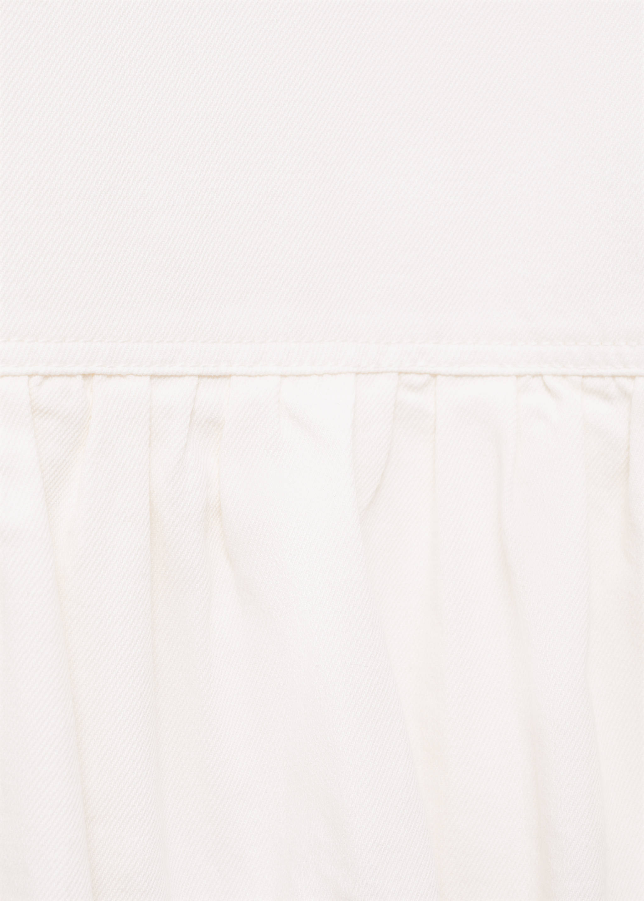 Denim dress with puffed hem - Details of the article 8