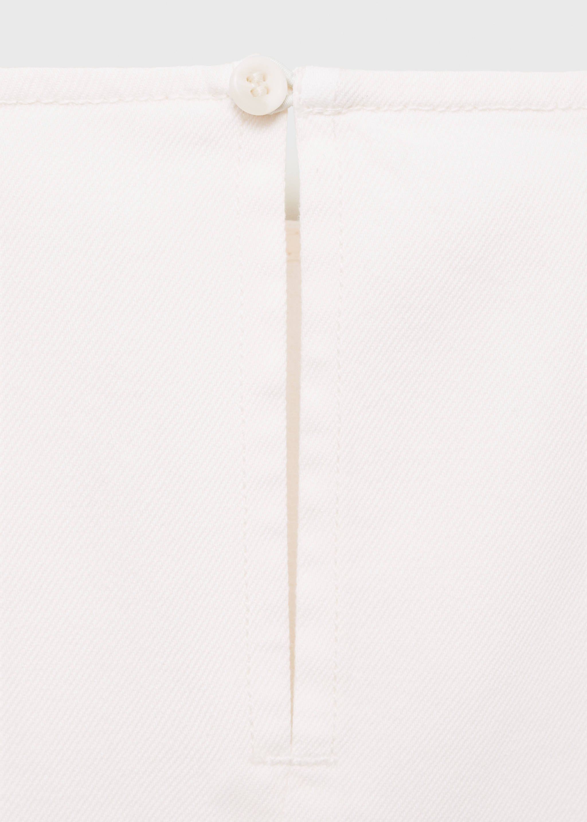 Denim dress with puffed hem - Details of the article 0