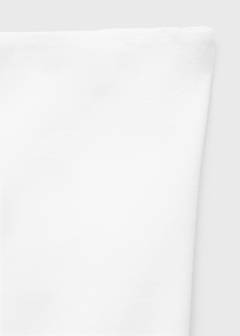 Strapless peplum top — White 8