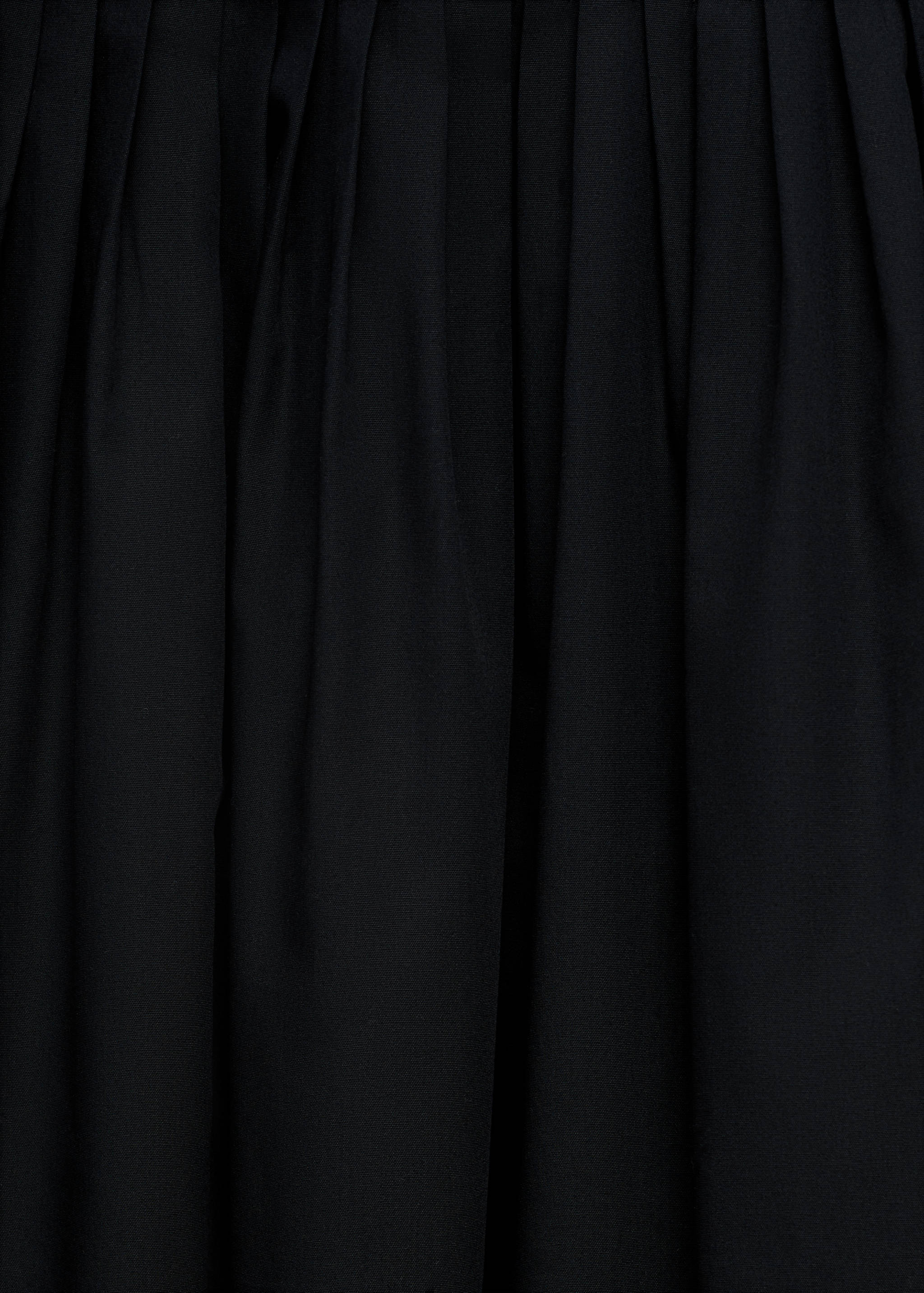 فستان قطن بثنيات - تفاصيل المنتج 0