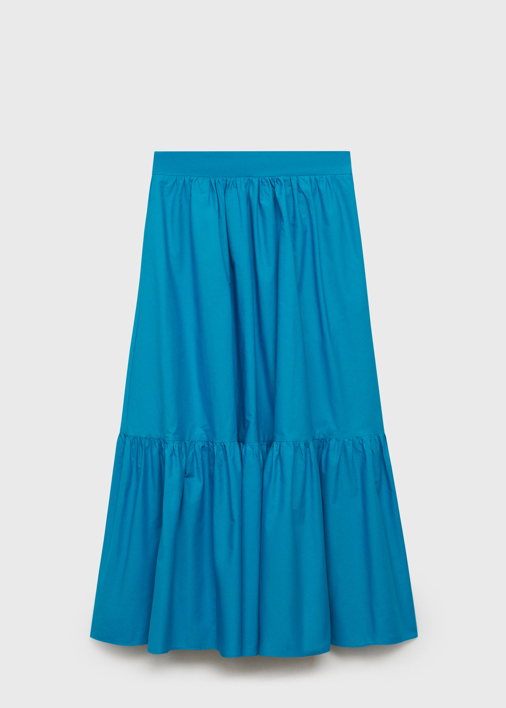 Lång klockad bomullskjol - Artikel utan modell