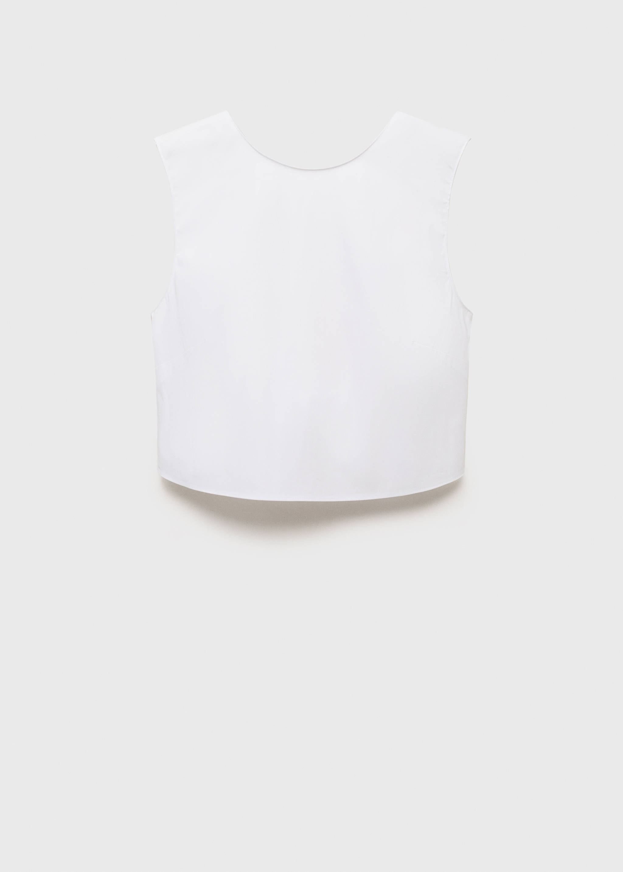 Crop-Top mit rückwärtiger Schleife - Artikel ohne Model