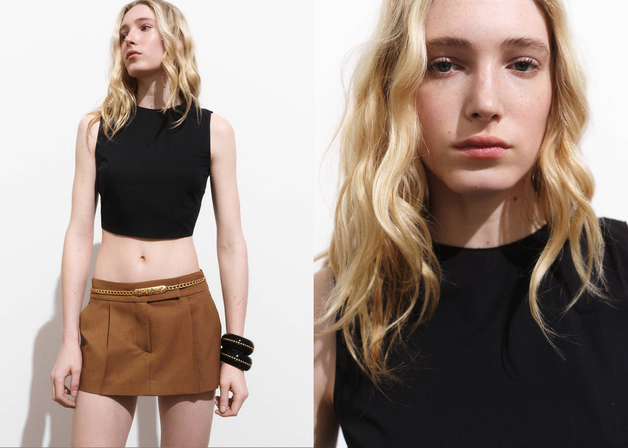 Crop top with bow on the back - Panoramic plane