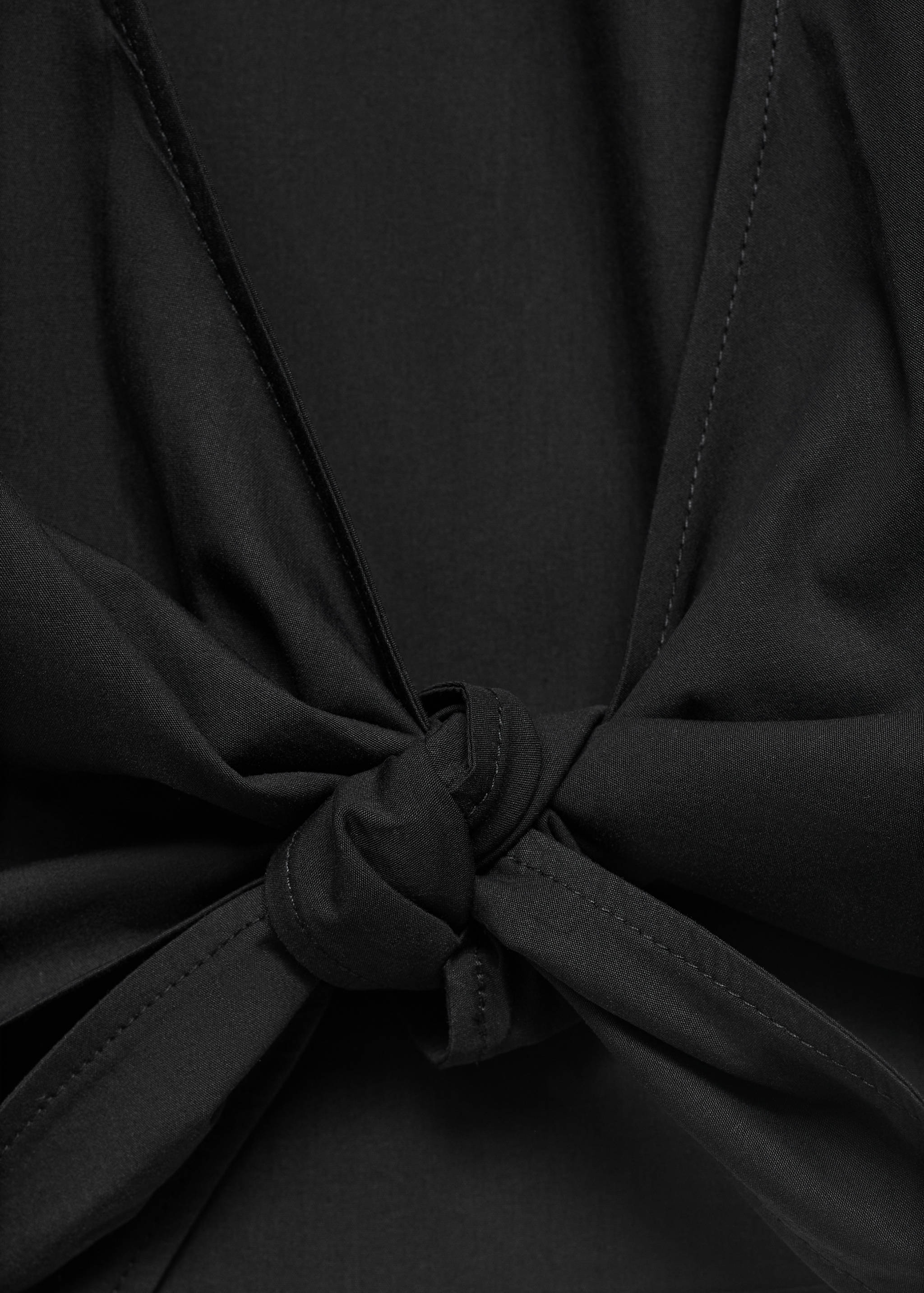 Crop top with bow on the back - Details of the article 8