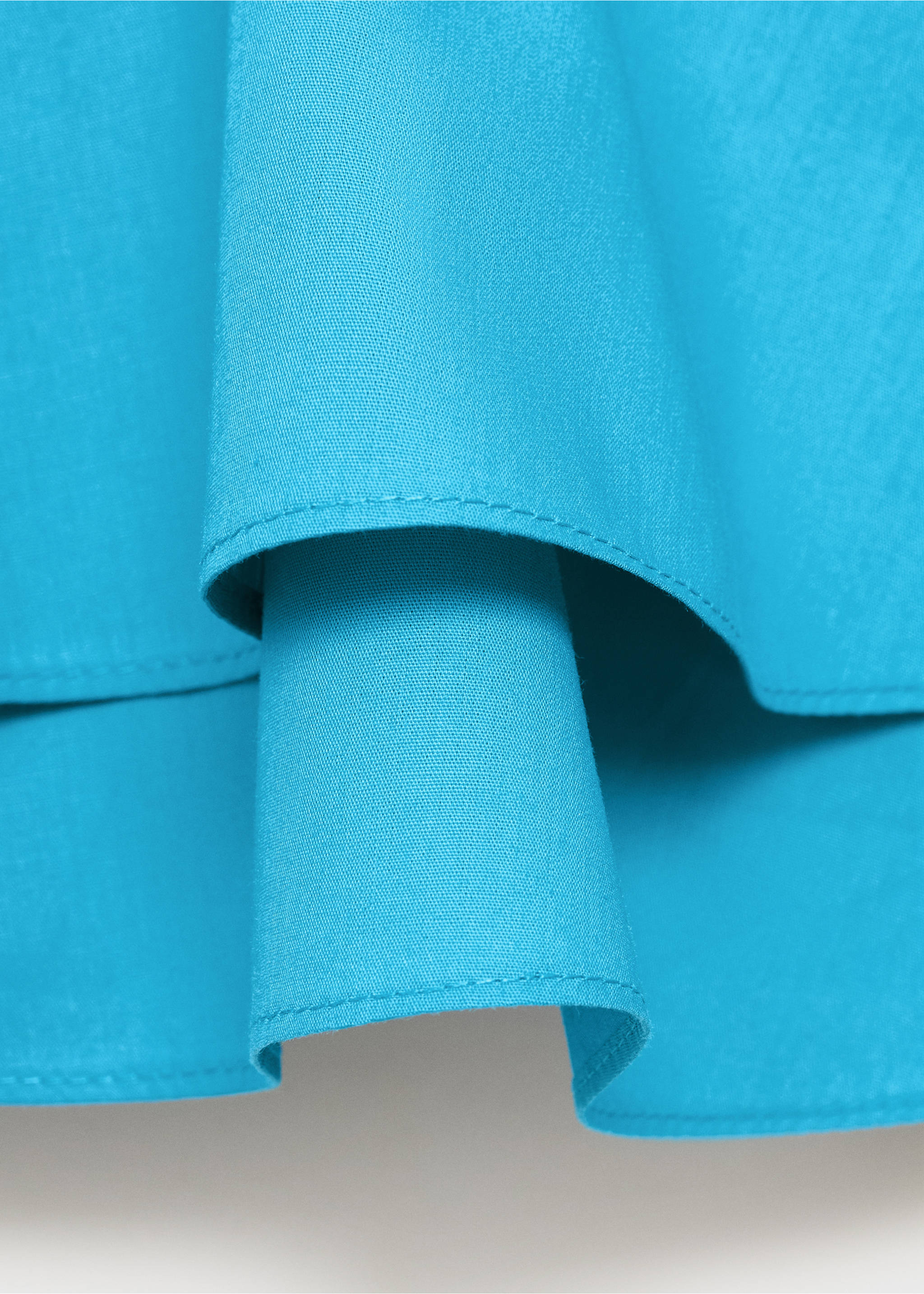 Топ-бандо из хлопка - Деталь изделия 8, Синий. Ref: 17031277-00.