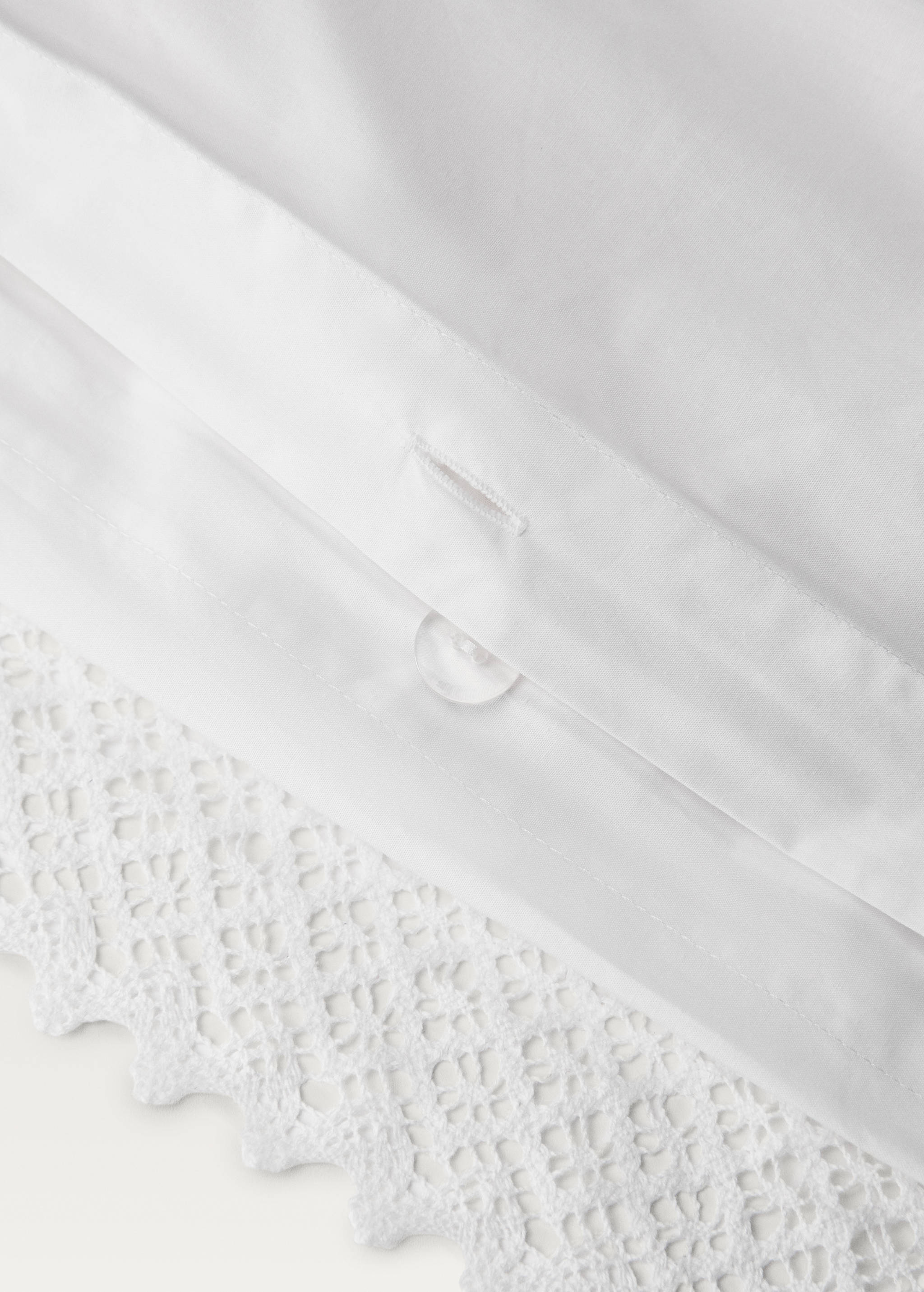 Duvet cover with lace detail for 180/200 cm bed - Details of the article 2