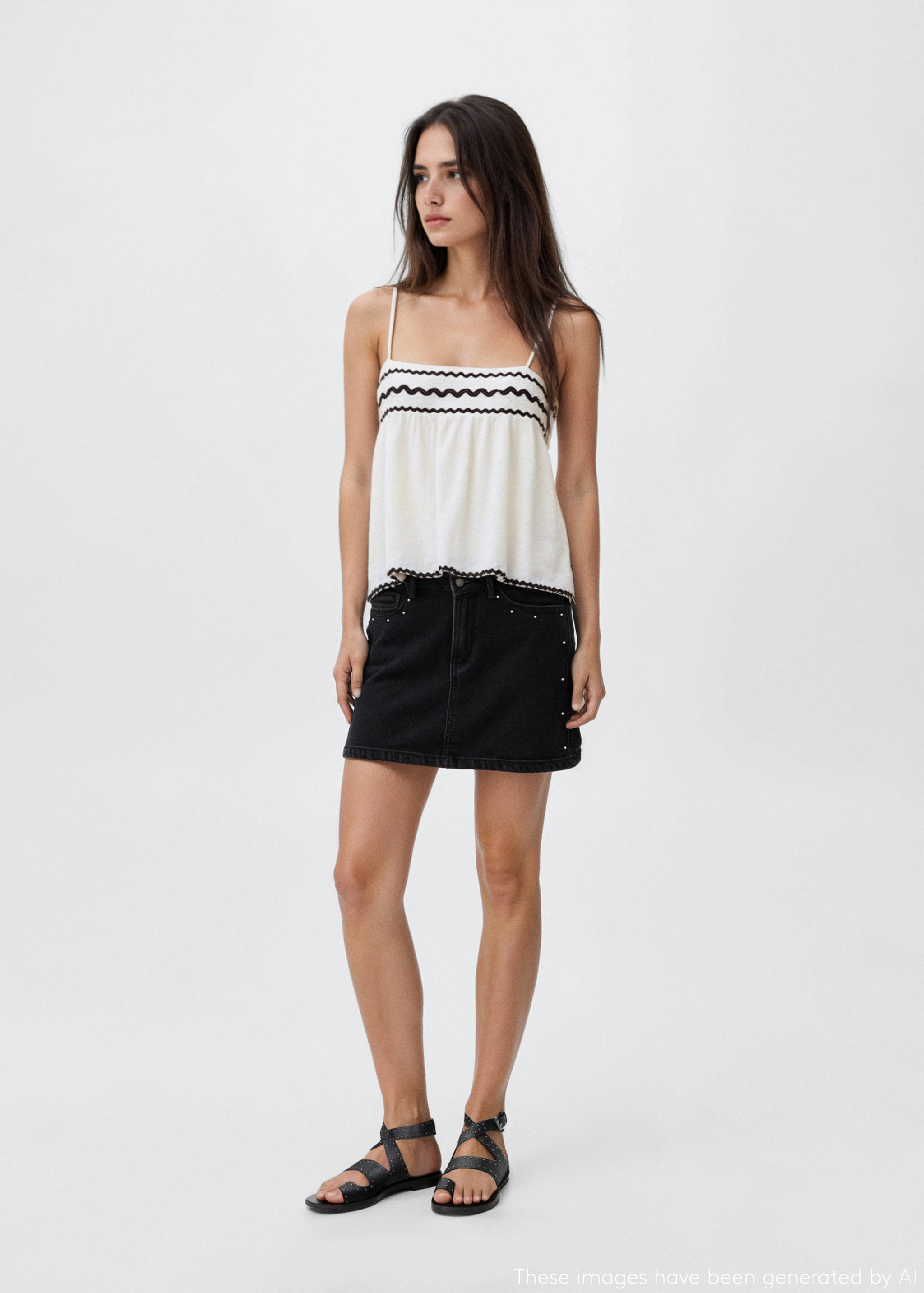 Top cenefa ondulada - Plano general