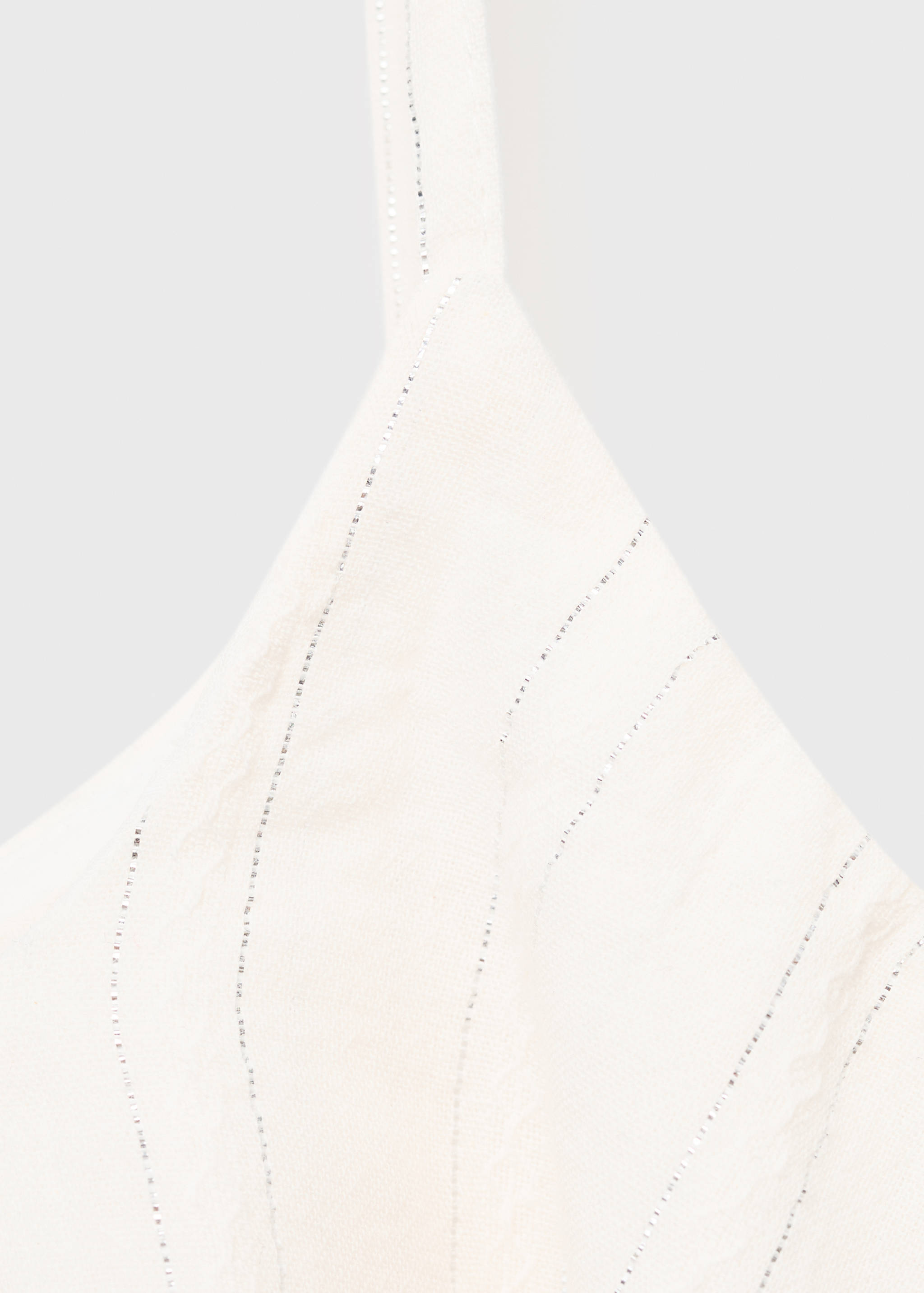 Топ с воланами и люрексом - Деталь изделия 8