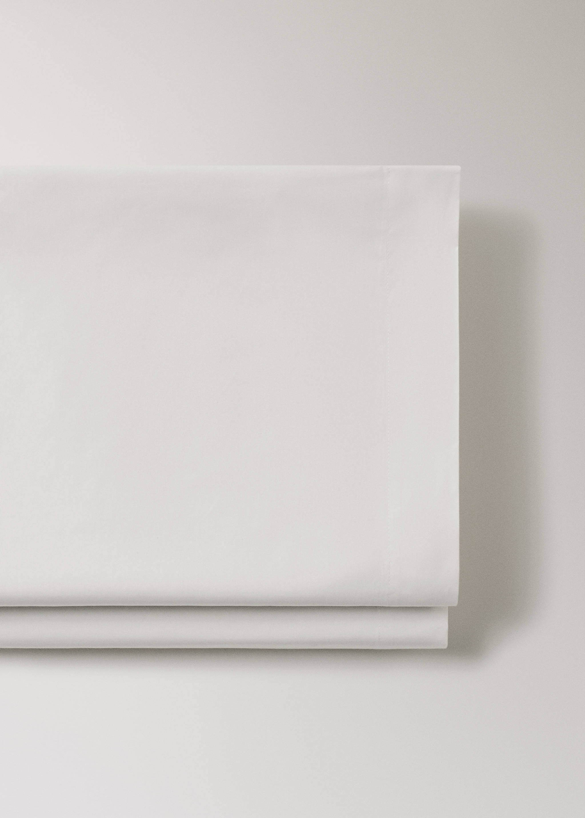 Percale cotton top sheet for 90 cm bed - Details of the article 2