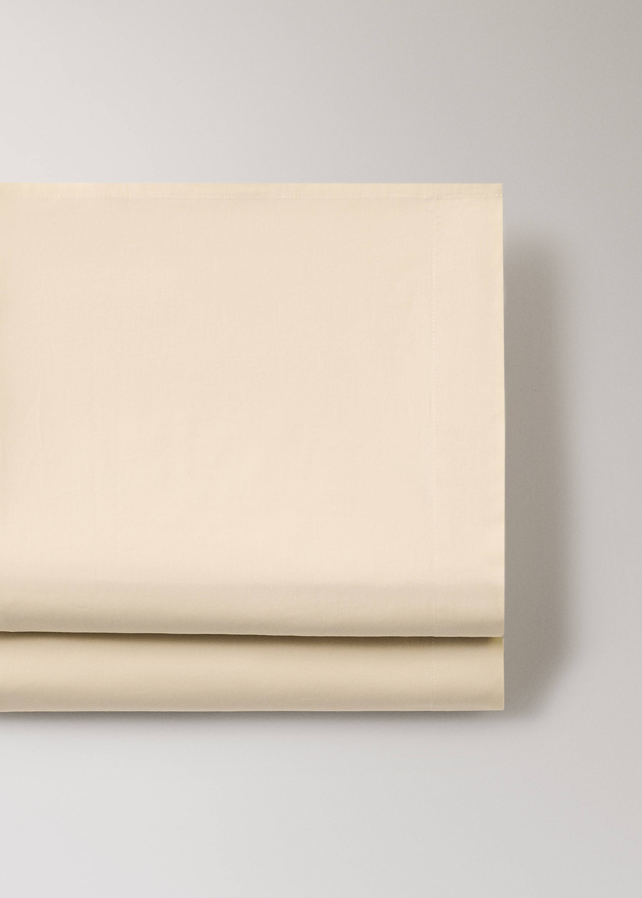 Percale cotton top sheet for 90 cm bed - Details of the article 2