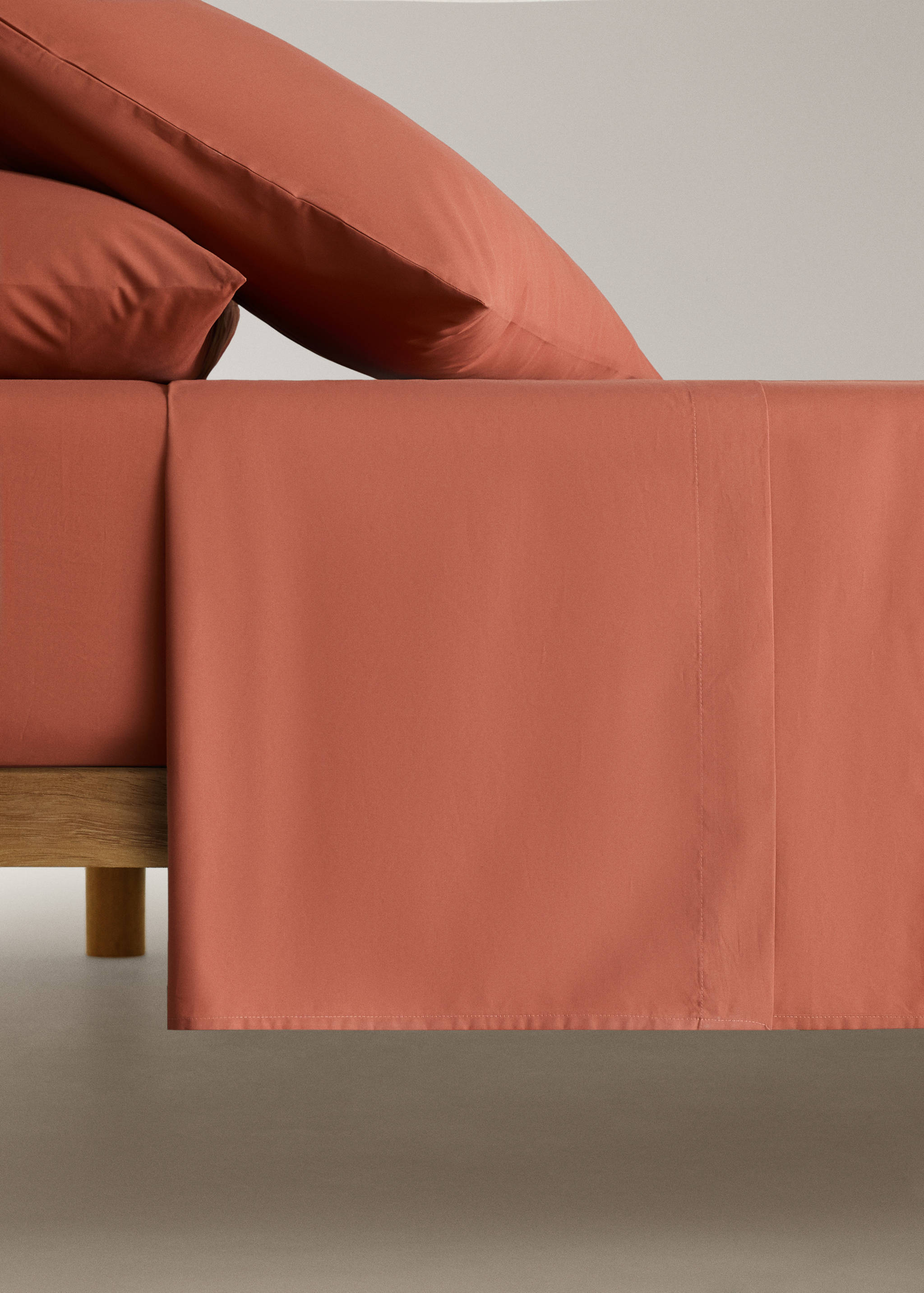 Percale cotton top sheet for 90 cm bed - Article without model