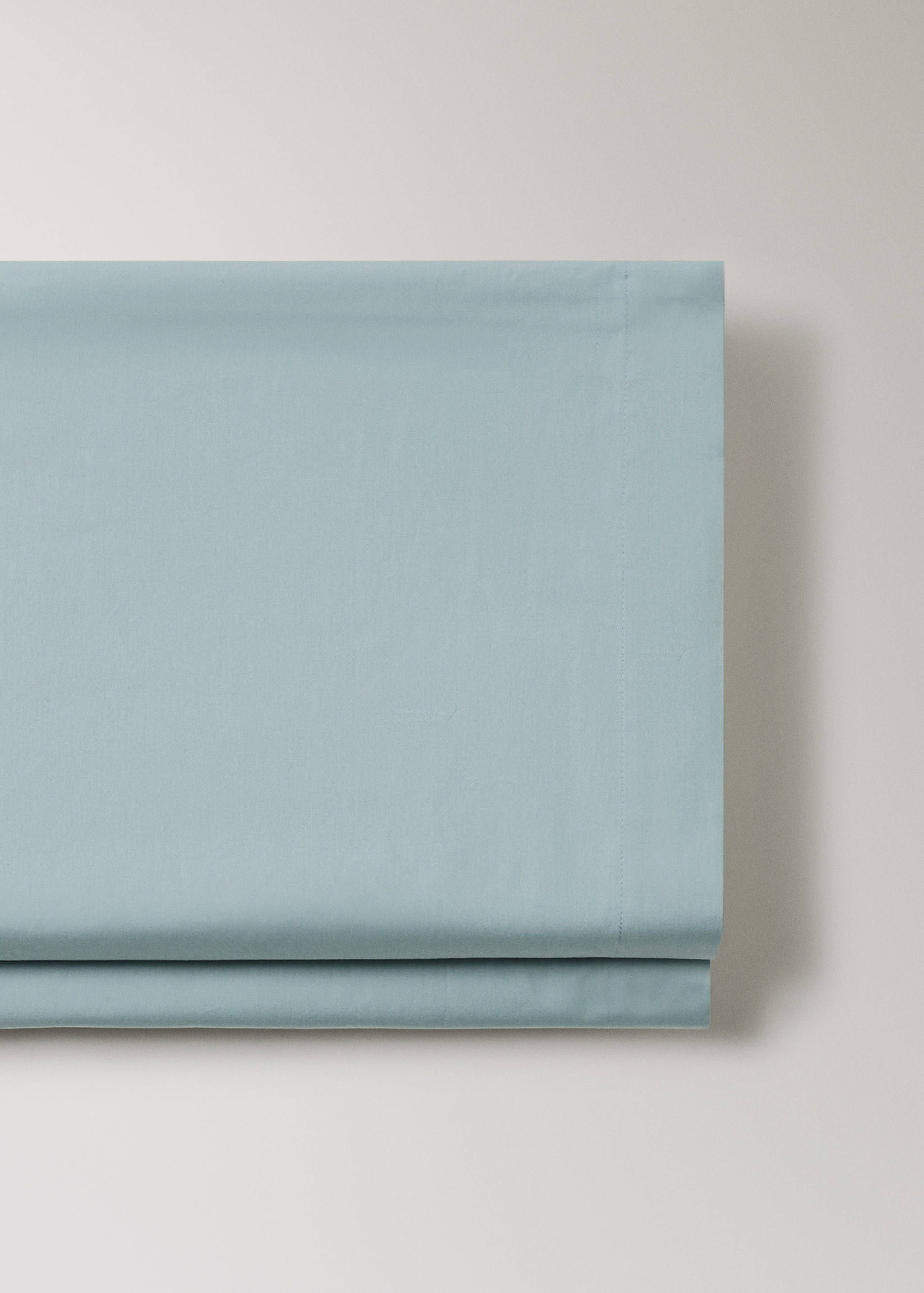 Percale cotton flat sheet Superking bed - Details of the article 2