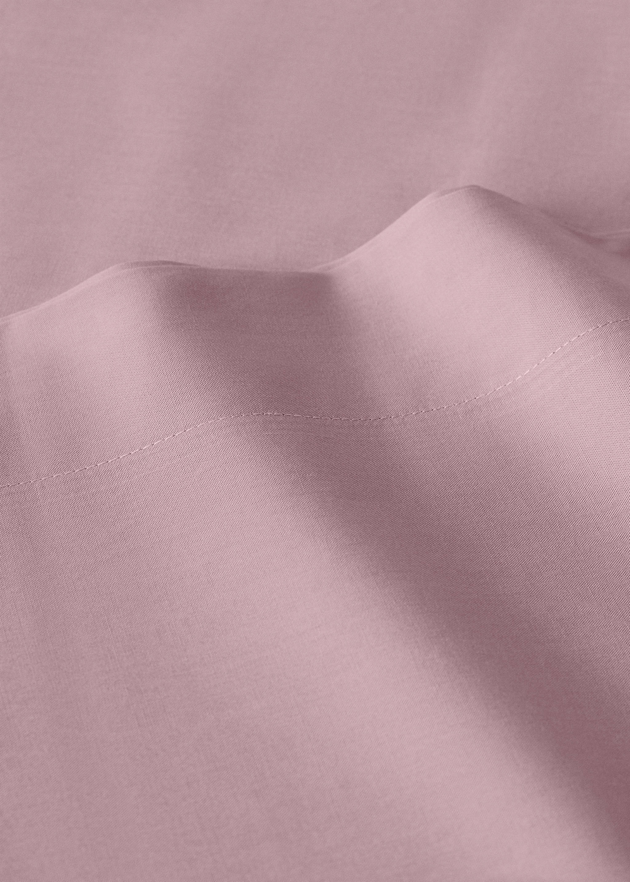 Percale cotton flat sheet Superking bed - Details of the article 1