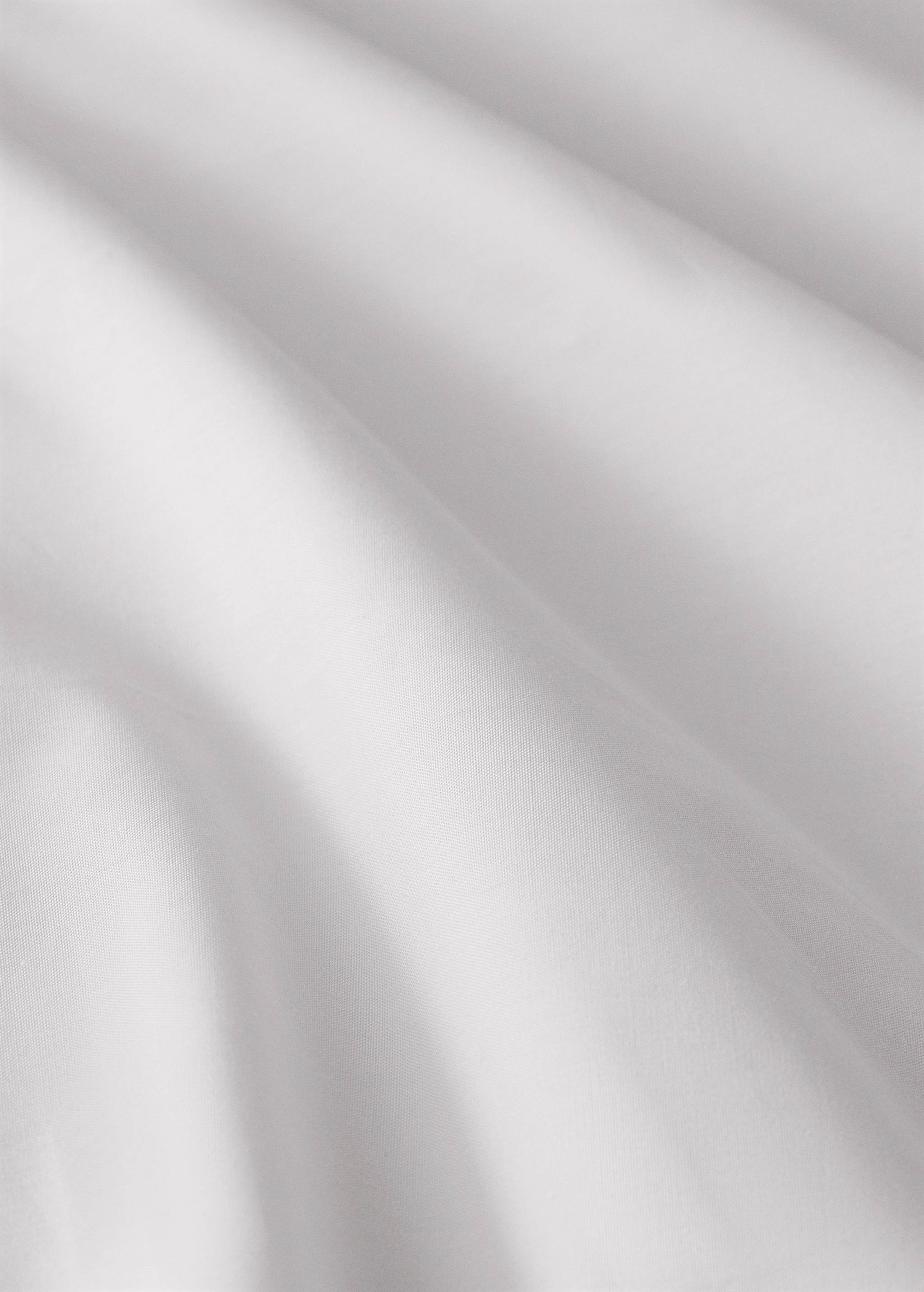 Percale cotton flat sheet Superking bed - Details of the article 3