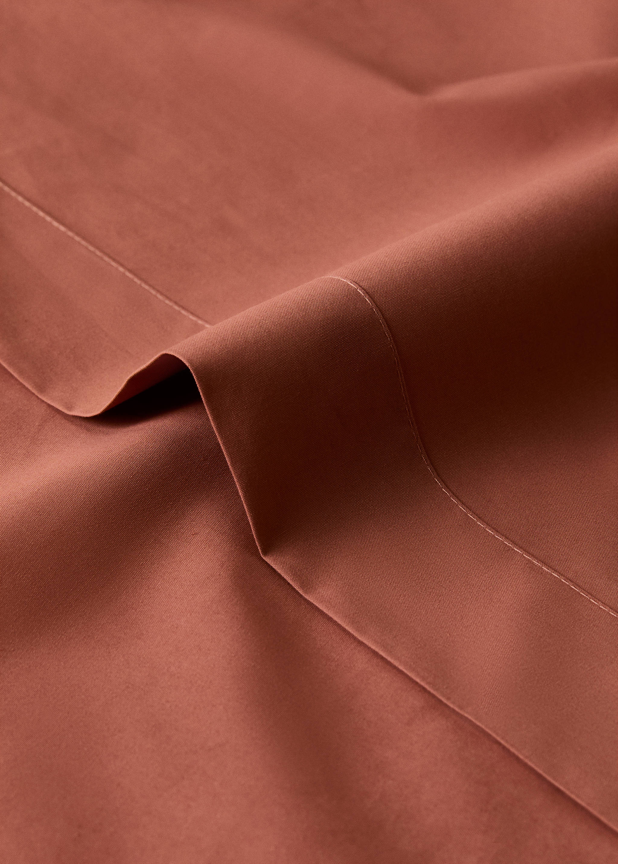 Percale cotton top sheet for 135/140 cm bed - Details of the article 1