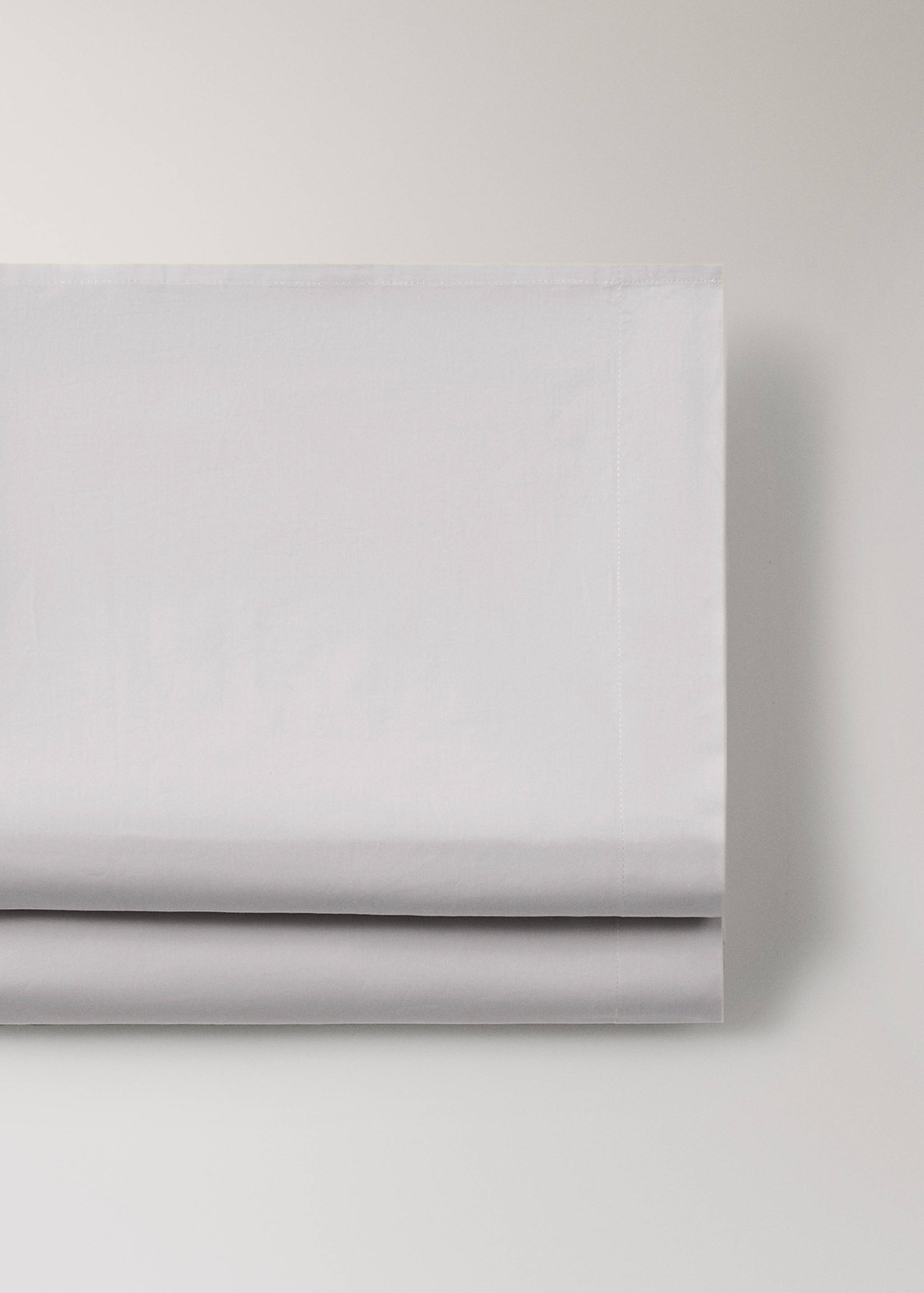 Percale cotton top sheet for 135/140 cm bed - Details of the article 2