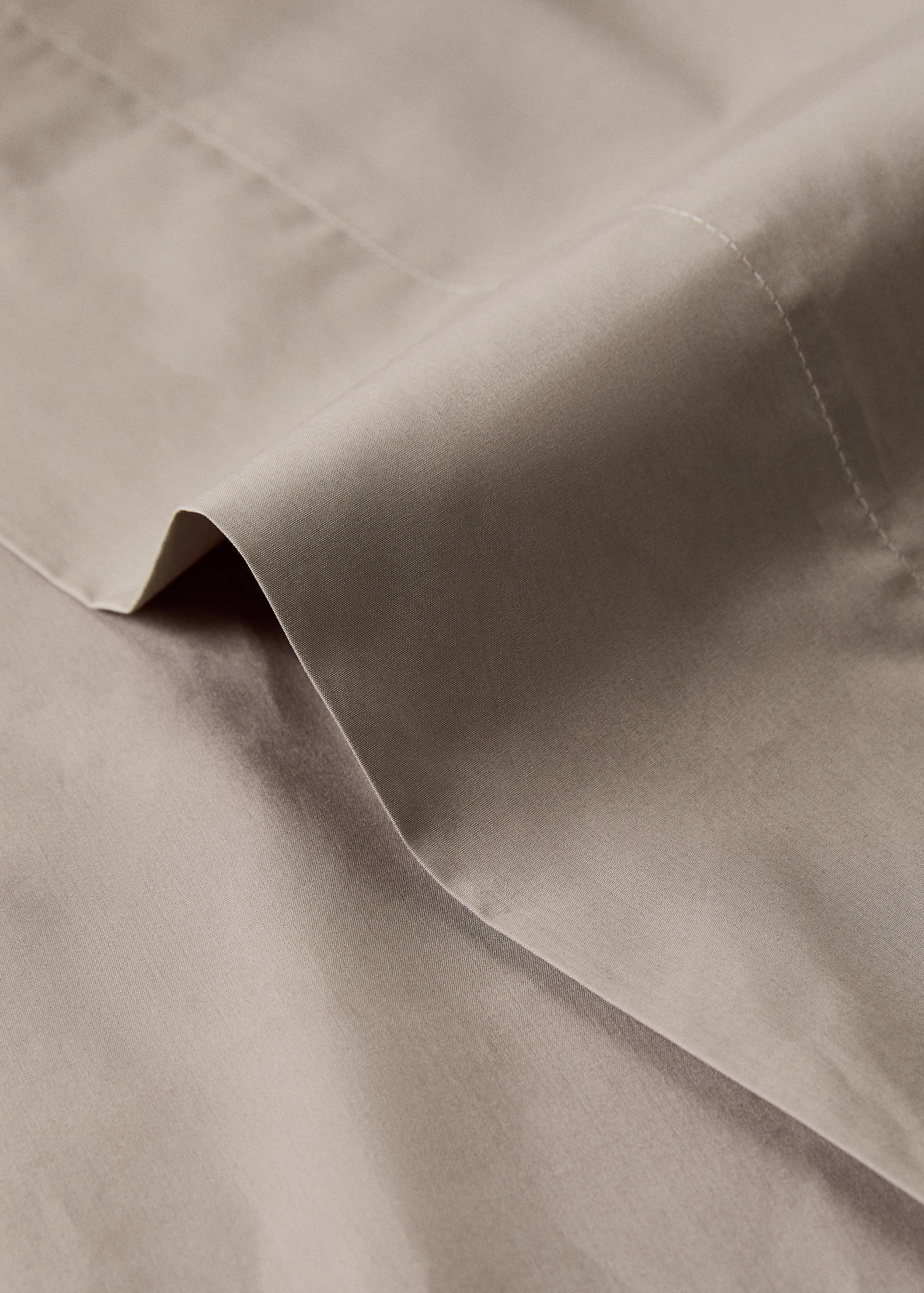 Oberlaken aus Baumwoll-Perkal, Fadendichte 300, für 150/160 cm Bett - Detail des Artikels 1