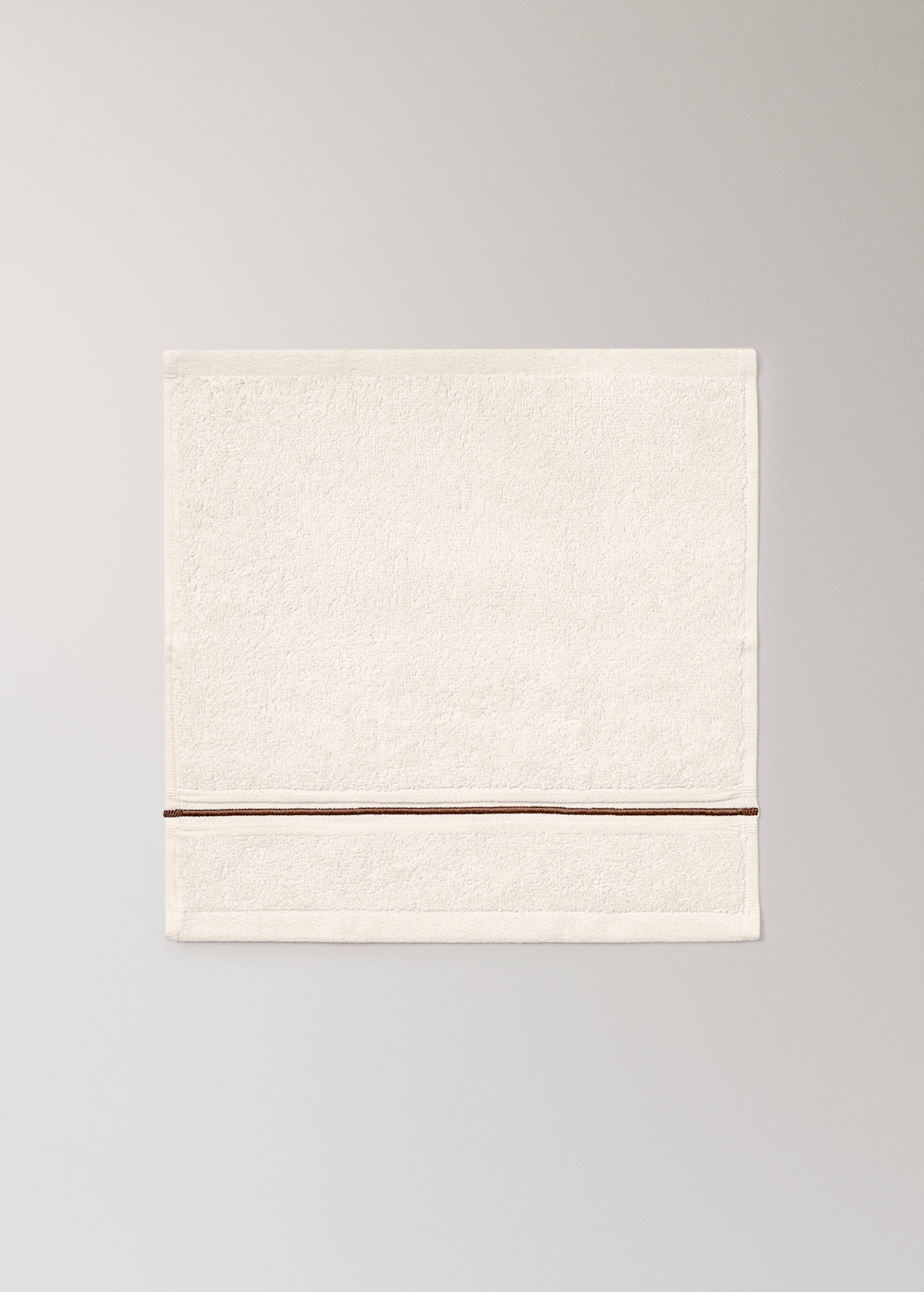 3er-Set aus Baumwollhandtüchern mit besticktem Muschelsaum - Detail des Artikels 1