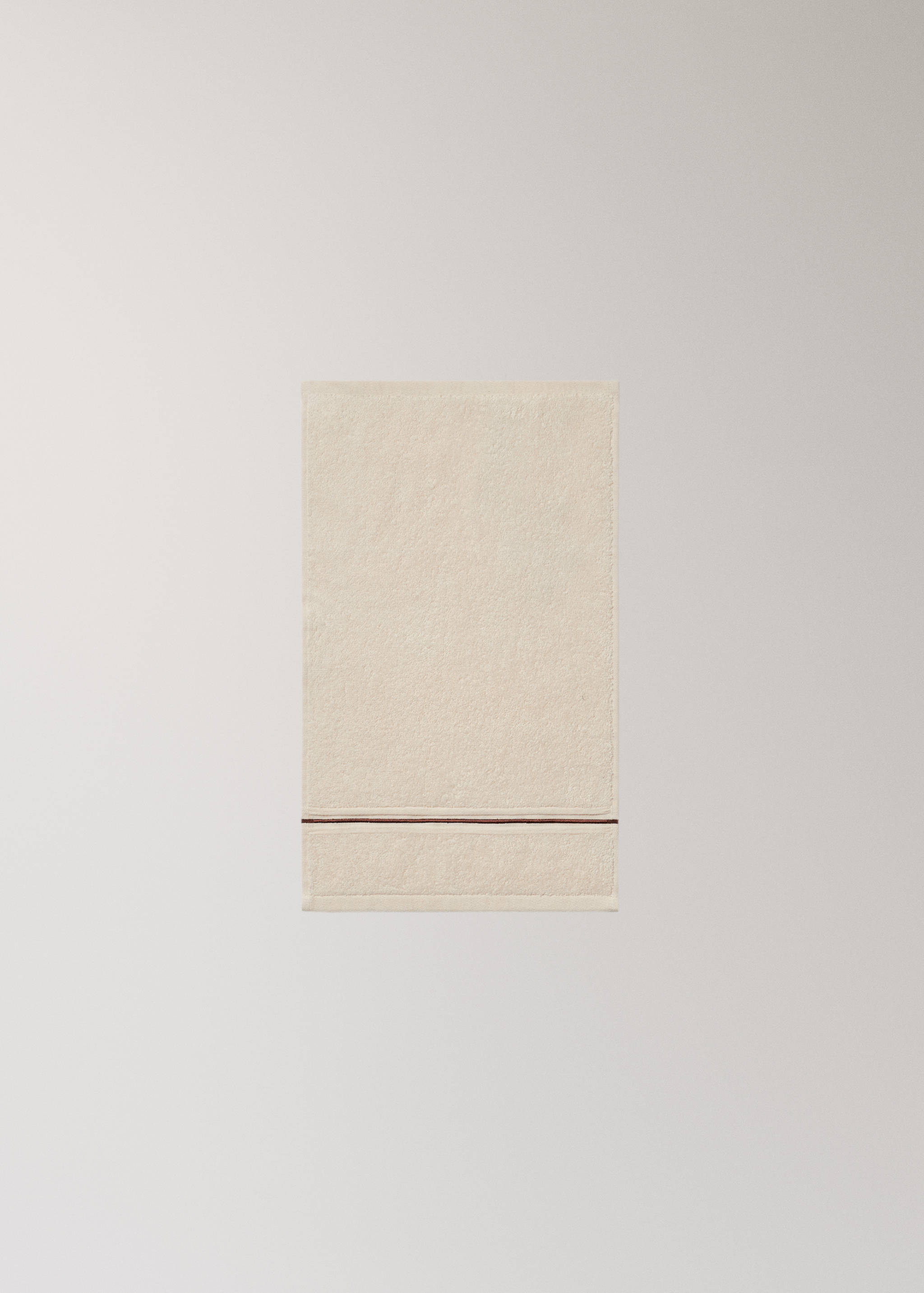 Gästetuch aus Baumwolle mit besticktem Muschelsaum - Detail des Artikels 4